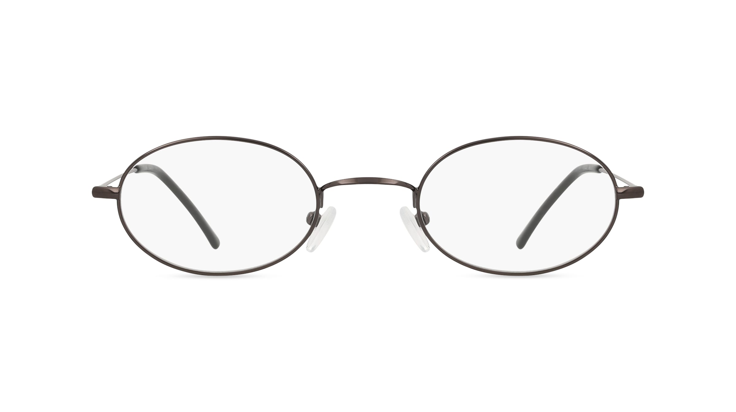 Fielmann BD 316 CL Unisex-Brille inkl. Gläser Vollrand Oval Edelstahl-Gestell 48mm/22mm/145mm, grau