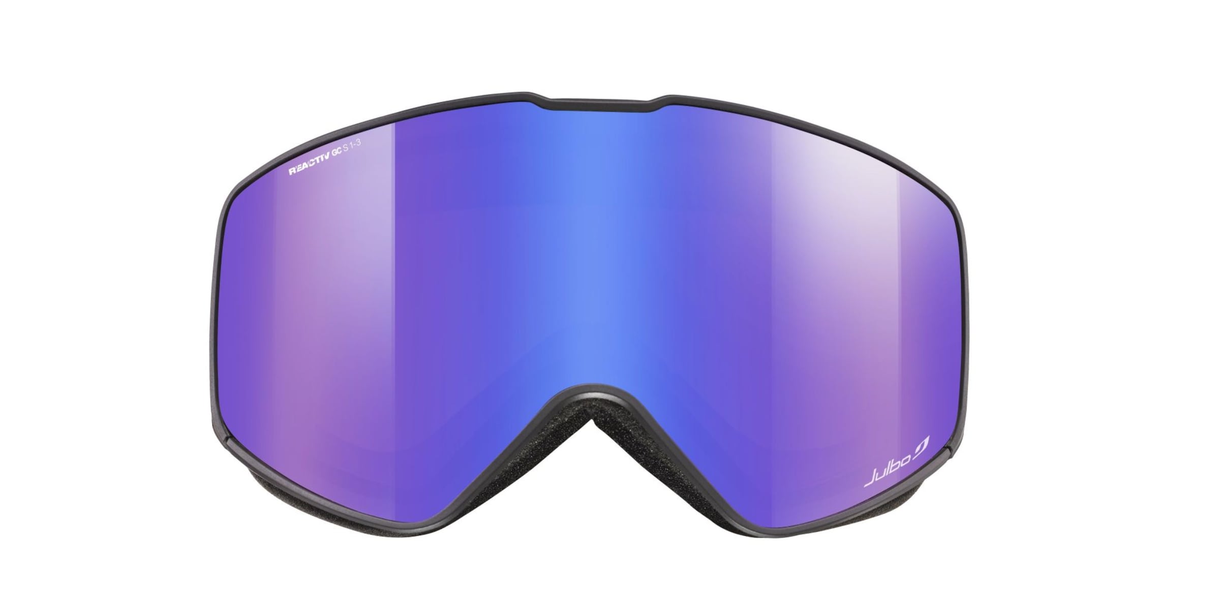 Julbo J7597 Herren-Skibrille Vollrand Monoscheibe Kunststoff-Gestell, schwarz