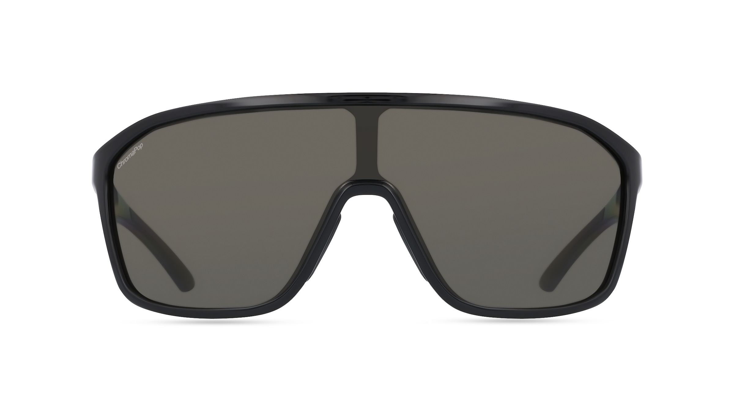 Smith BOOMTOWN Herren-Sonnenbrille Vollrand Monoscheibe Kunststoff-Gestell, schwarz