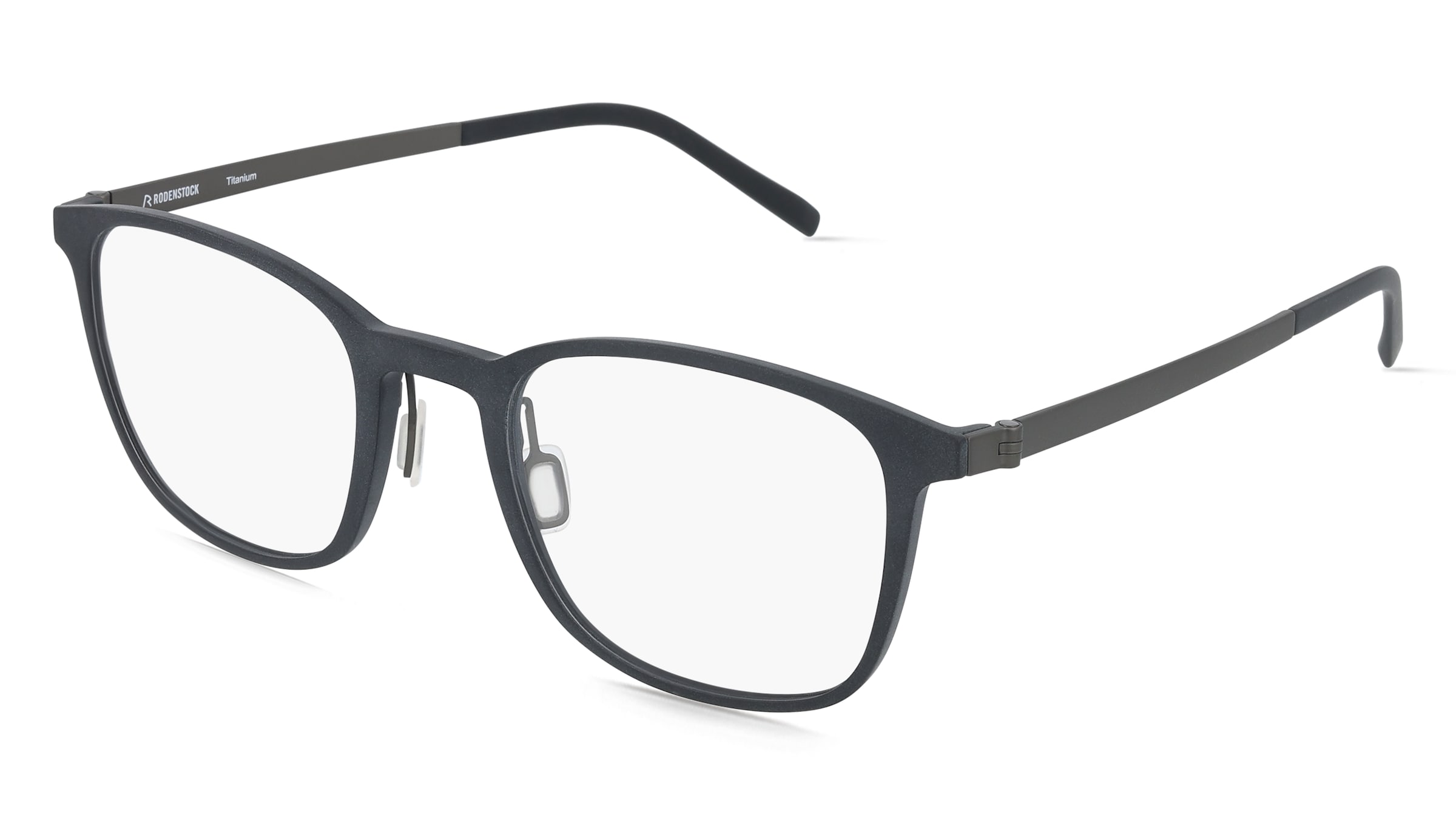 Rodenstock R7180 Herren-Brille inkl. Gläser Vollrand Quadratisch TR90-Gestell 51/22/145, Schwarz
