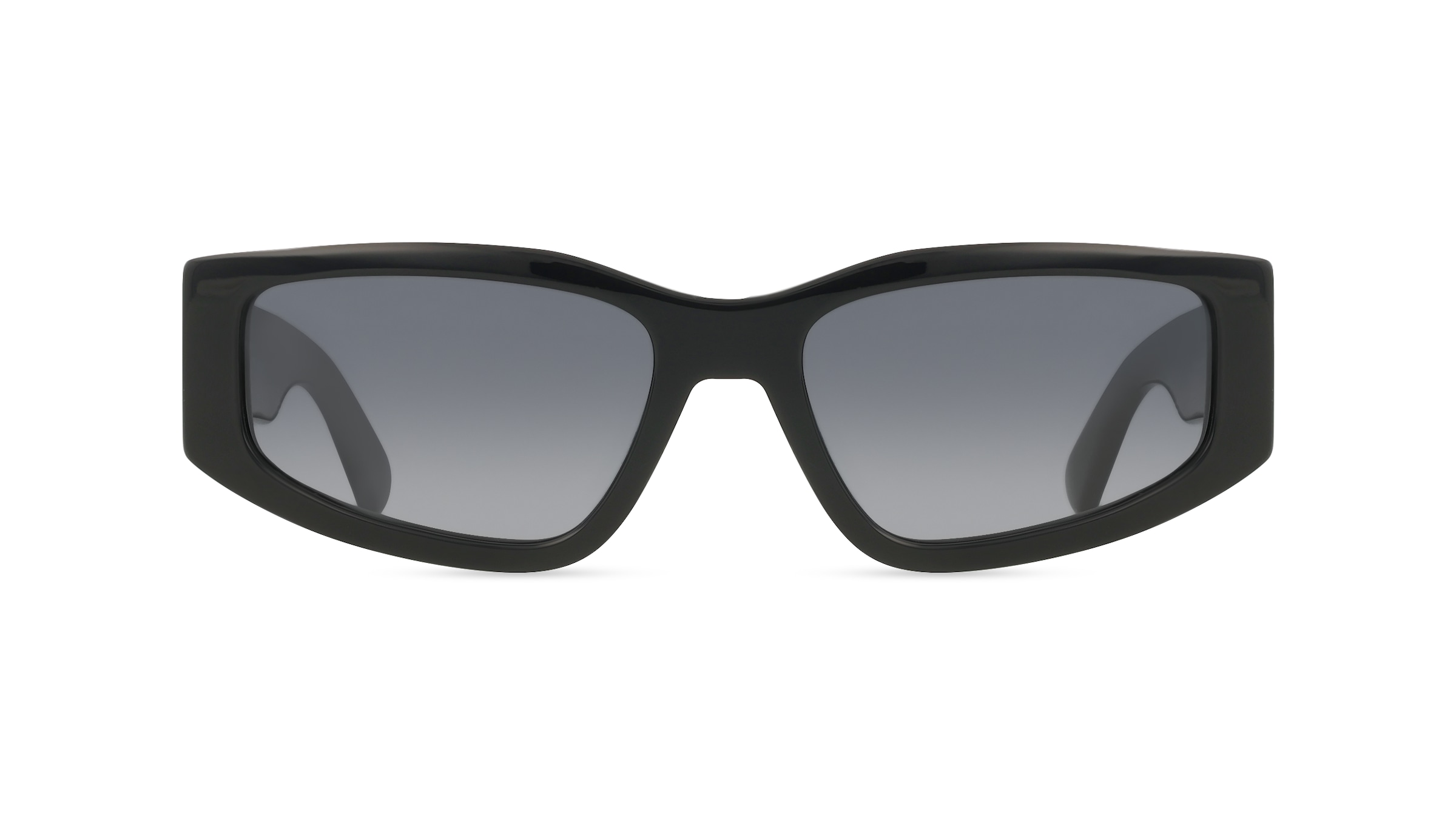 Moschino MOS186/S Unisex-Sonnenbrille Vollrand Eckig Acetat-Gestell, schwarz