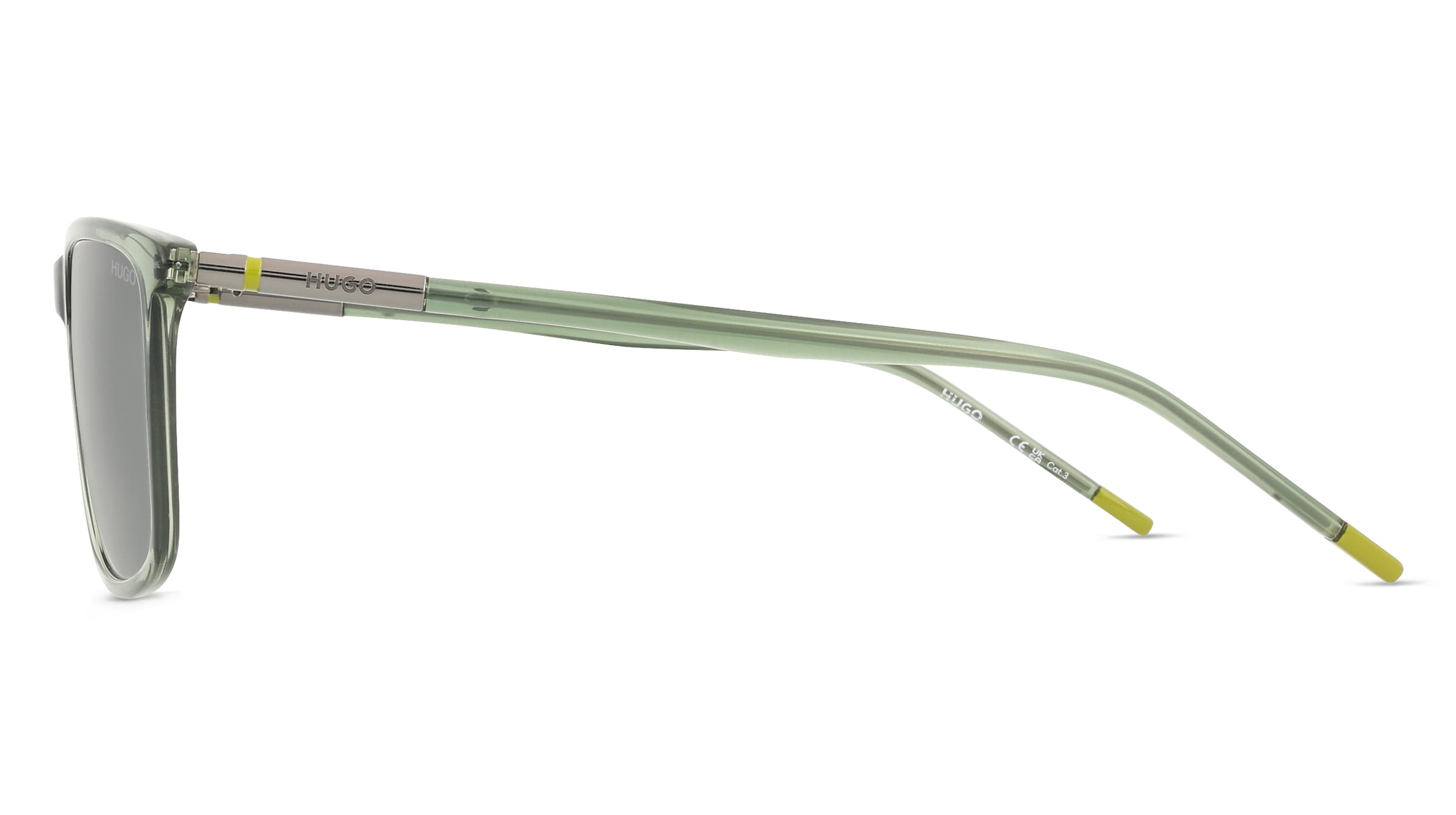 Thumbnail - Hugo HG 1374/S Herren-Sonnenbrille Vollrand Rectangular Acetat-Gestell, grün