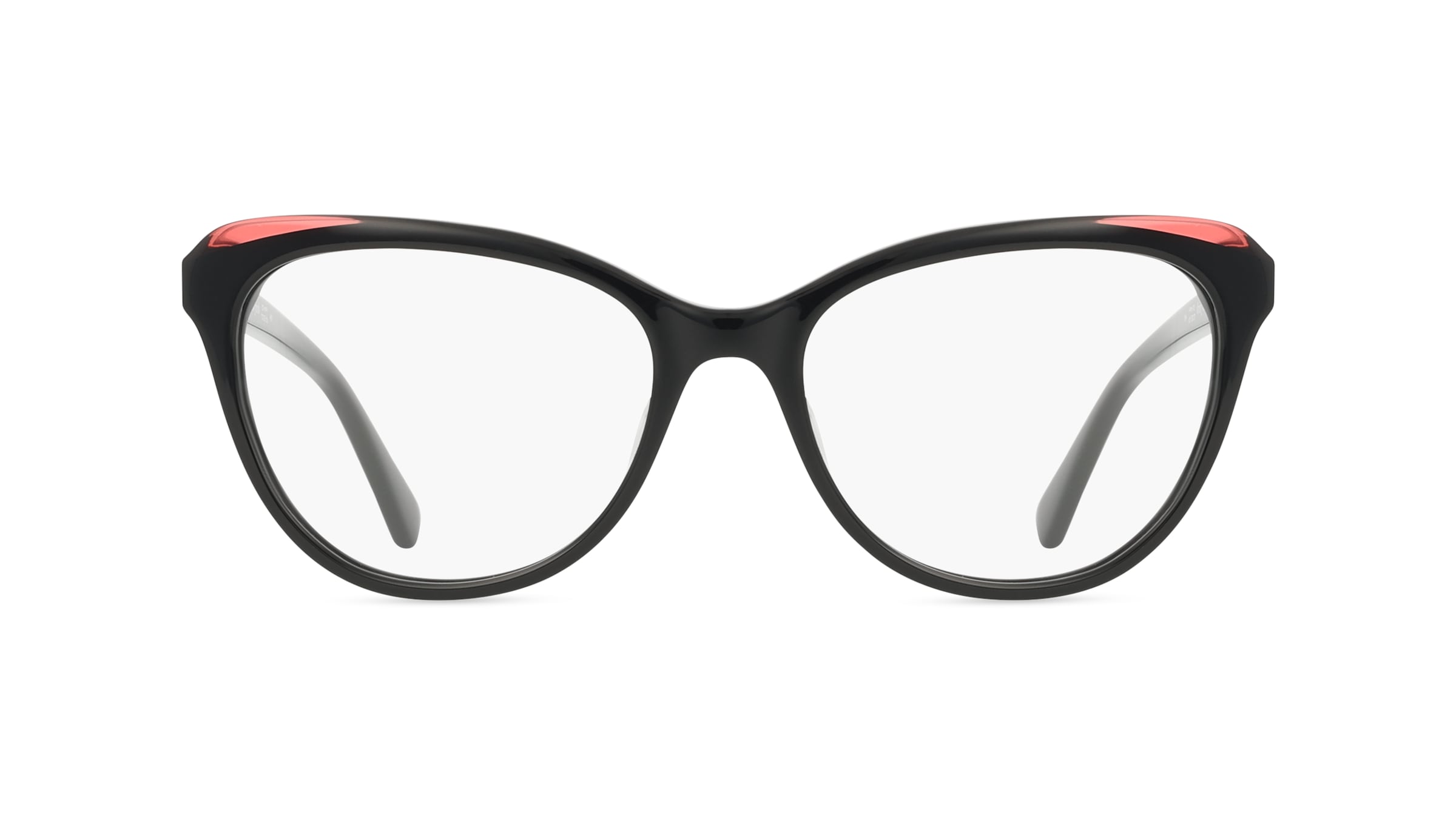 Kate Spade CHANTELLE Damen-Brille inkl. Gläser Vollrand Cateye Acetat-Gestell 52mm/16mm/140mm, schwarz