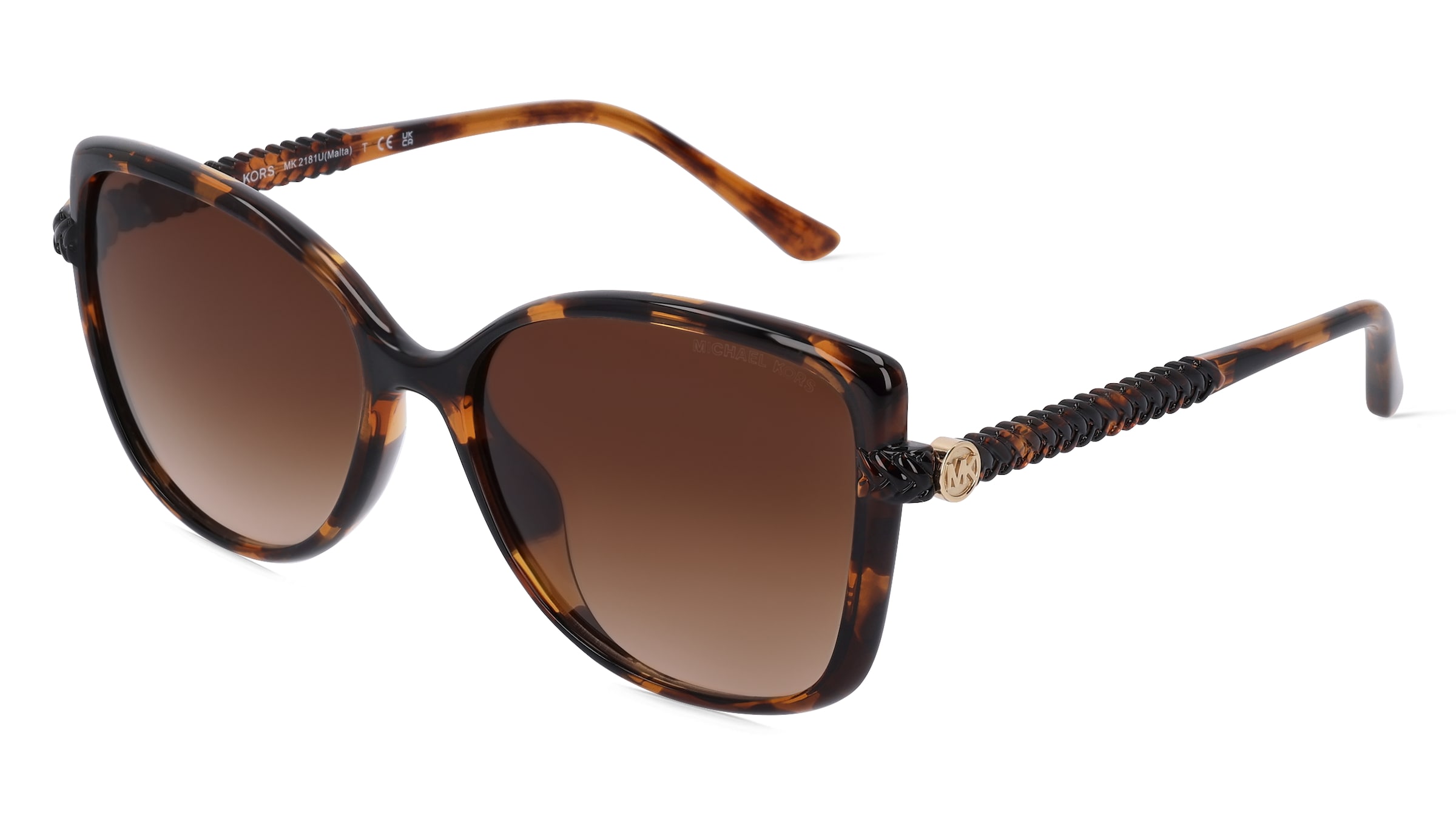 Michael Kors MK2181U Damen-Sonnenbrille Vollrand Butterfly Kunststoff-Gestell, Grün
