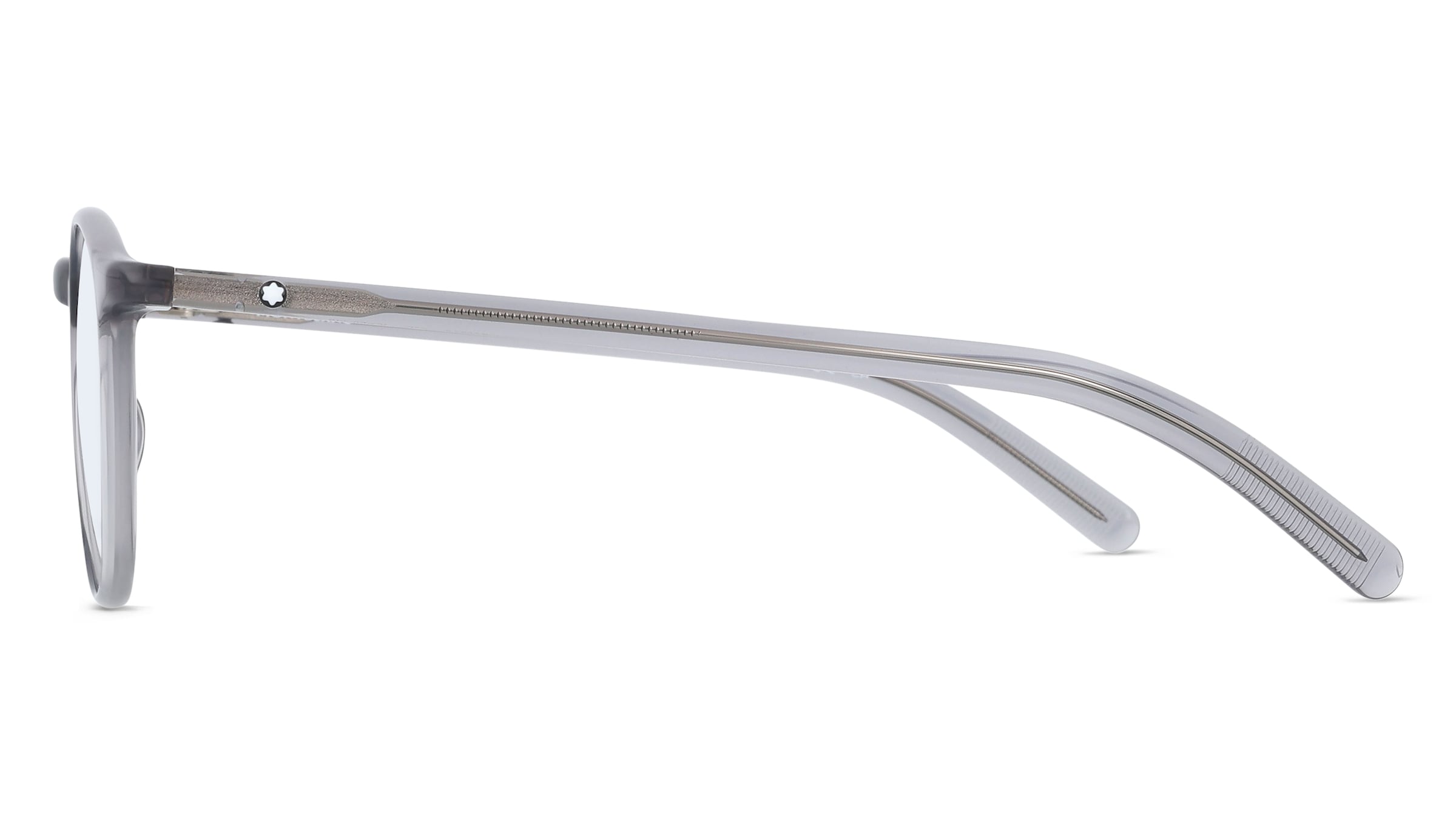 Thumbnail - Montblanc MB0329O Herren-Brille inkl. Gläser Vollrand Rund Acetat-Gestell 49/20/145, grau