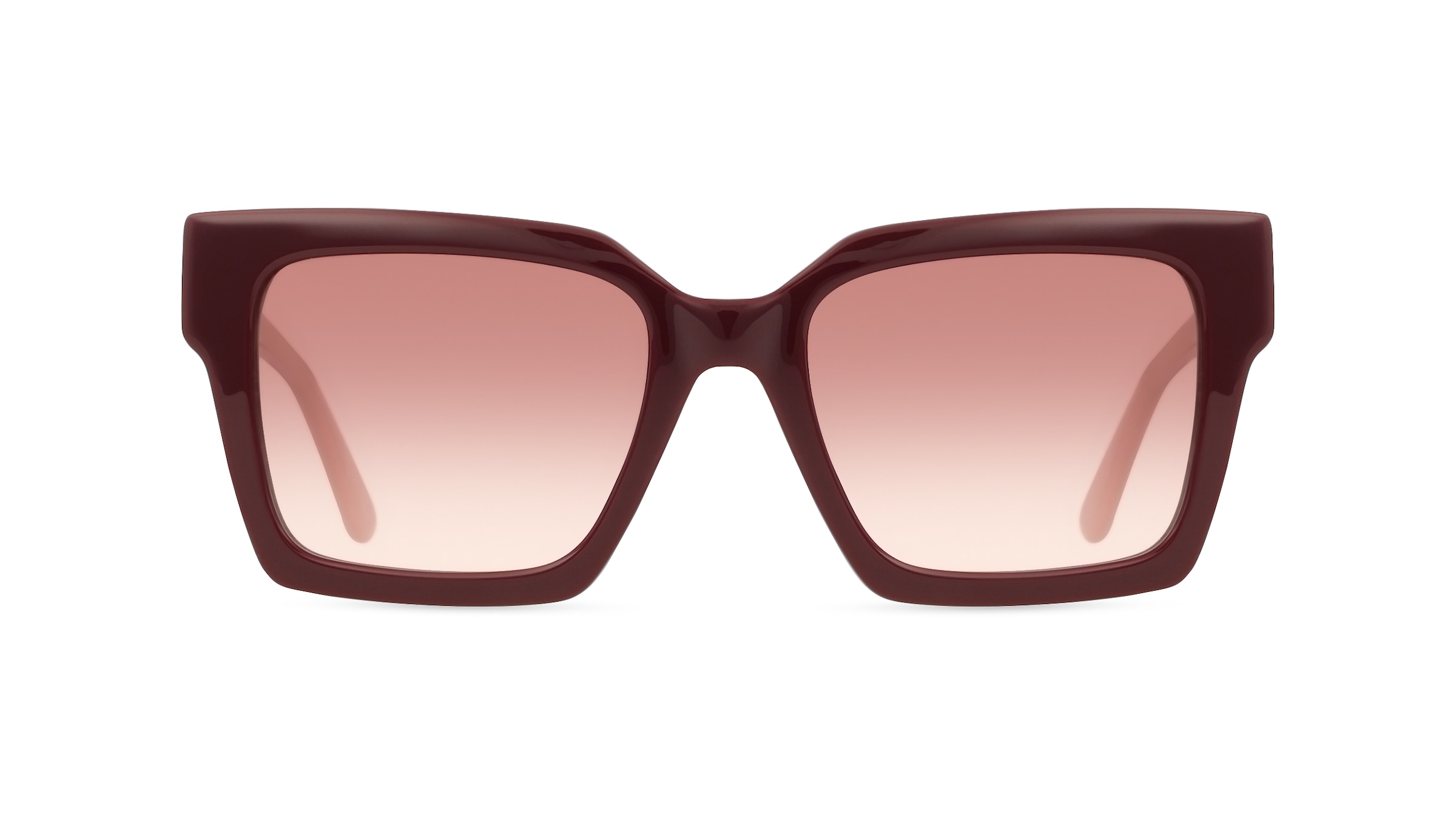 Karl Lagerfeld KL6057S Damen-Sonnenbrille Vollrand Eckig Kunststoff-Gestell, rot