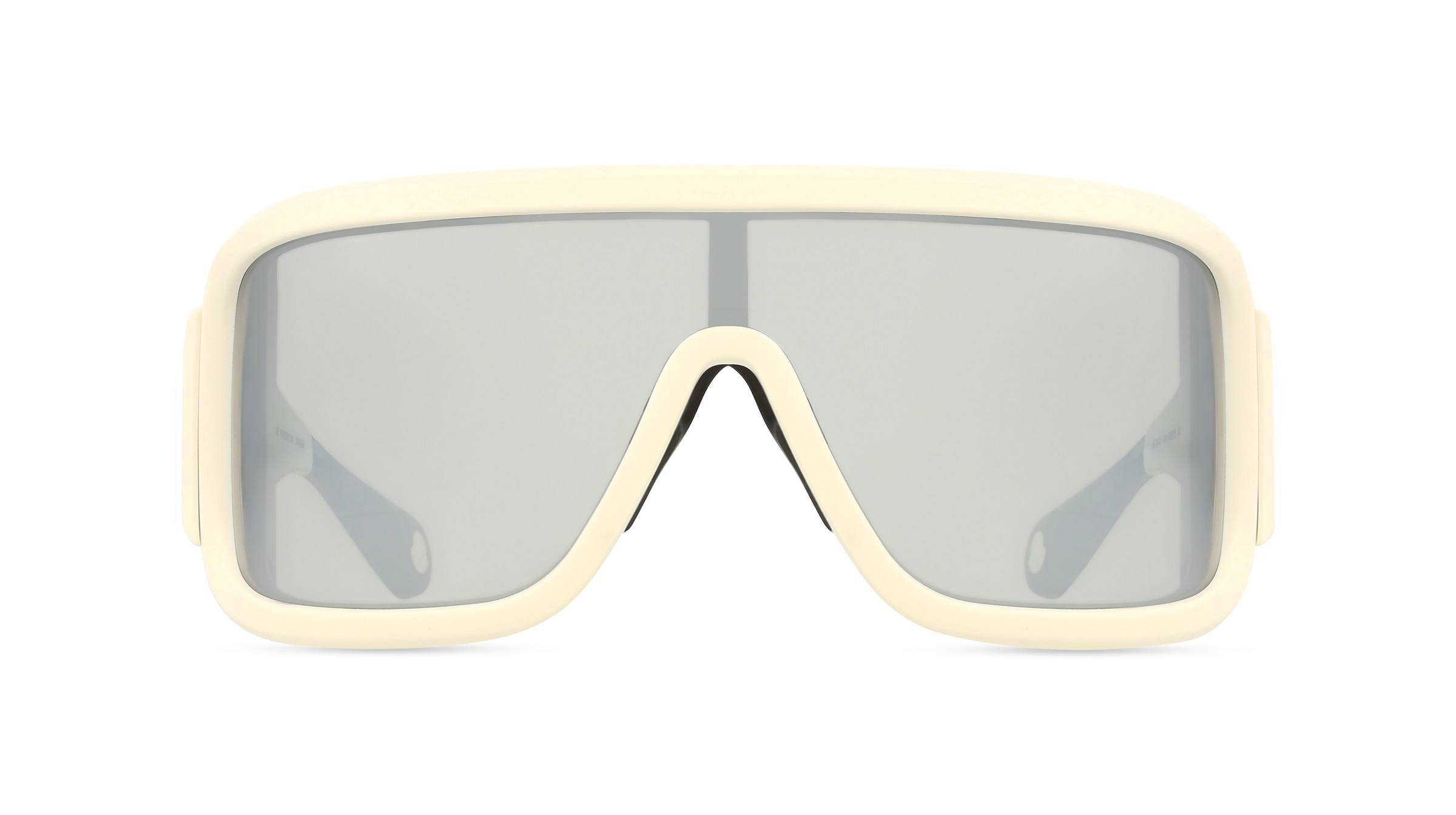Moncler ME8003 Unisex-Sonnenbrille Vollrand Rechteckig Kunststoff-Gestell, gelb