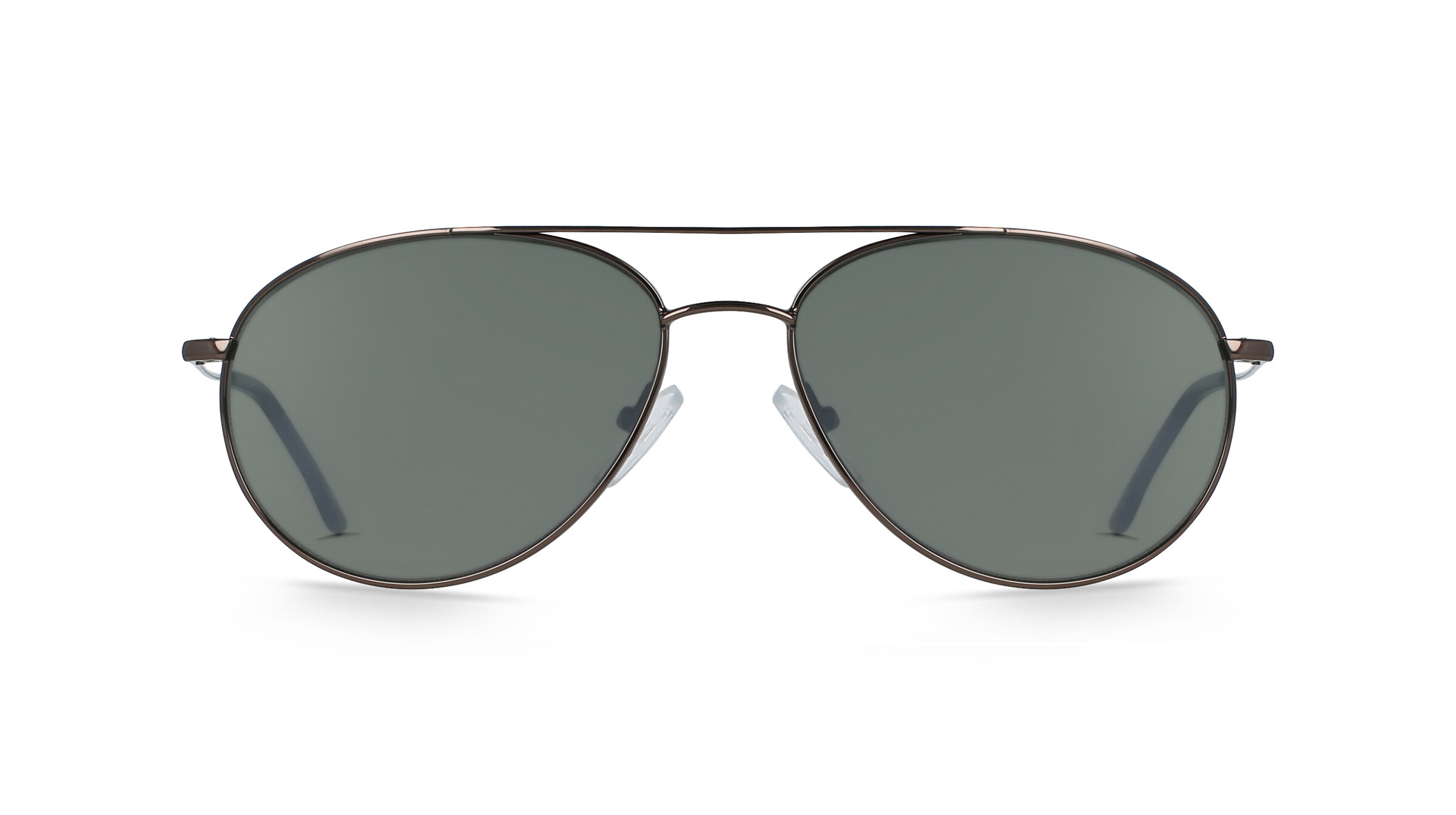 Fielmann BD 039 MOD SUN CL Unisex-Sonnenbrille Vollrand Pilot Metall-Gestell, grau