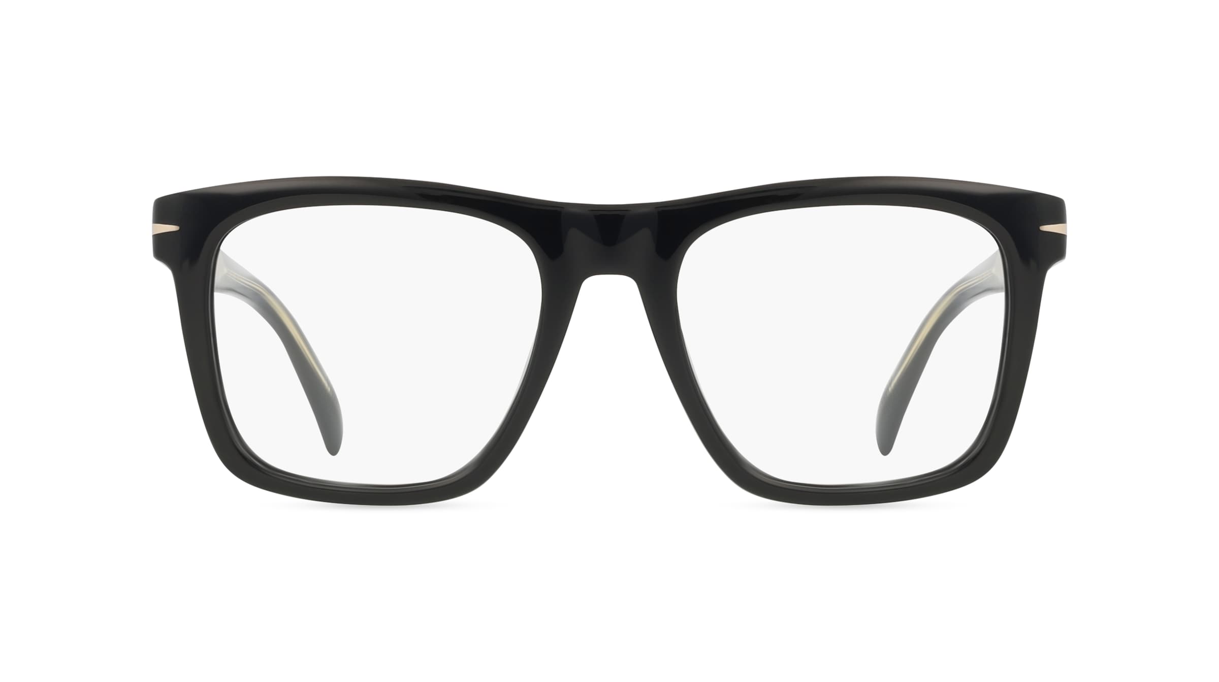 David Beckham DB 7020 Herren-Brille inkl. Gläser Vollrand Eckig Acetat-Gestell 51mm/20mm/145mm, schwarz