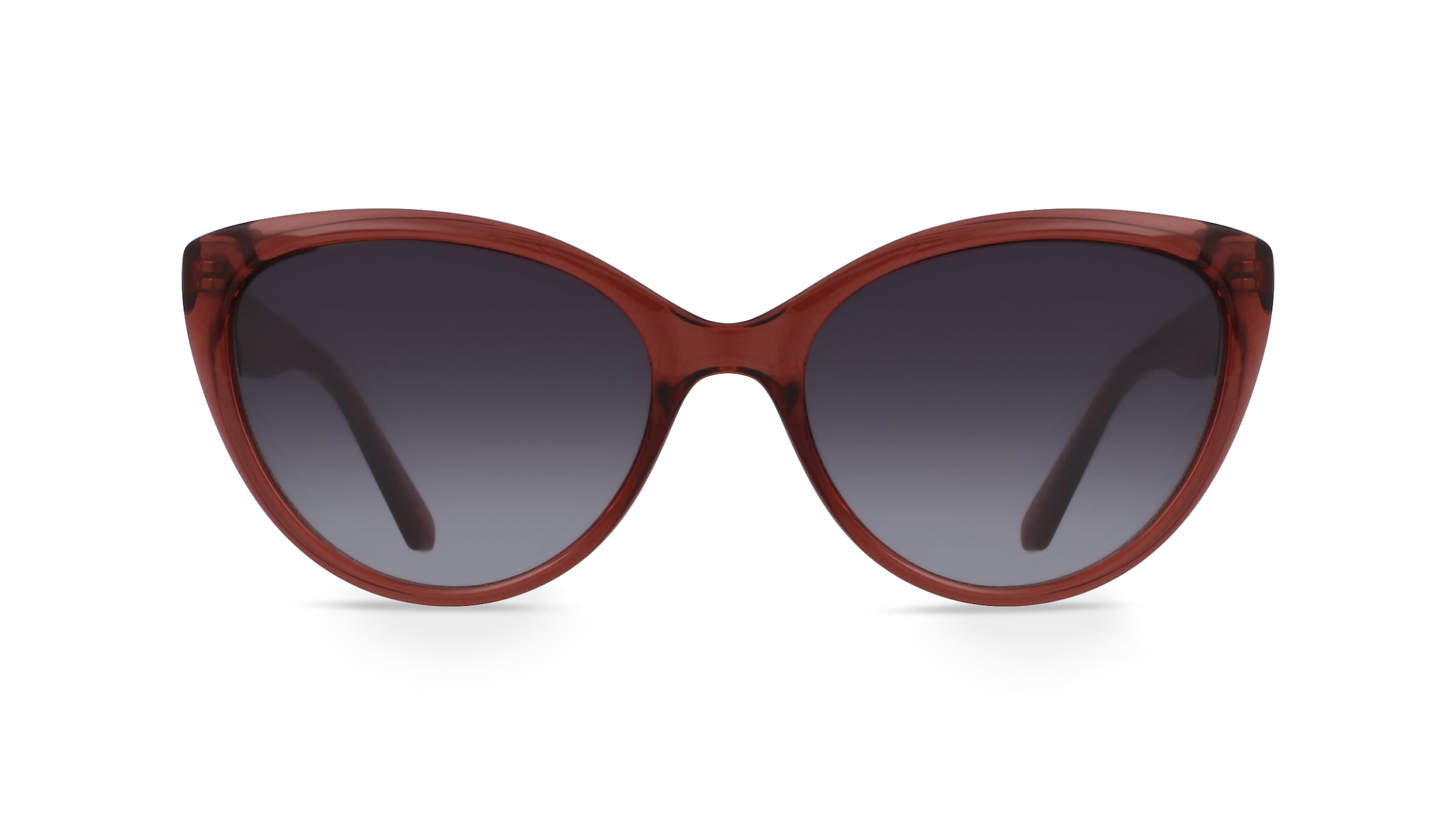 Fielmann OU 008 SUN CL Damen-Sonnenbrille Vollrand Butterfly Propionat-Gestell, rot