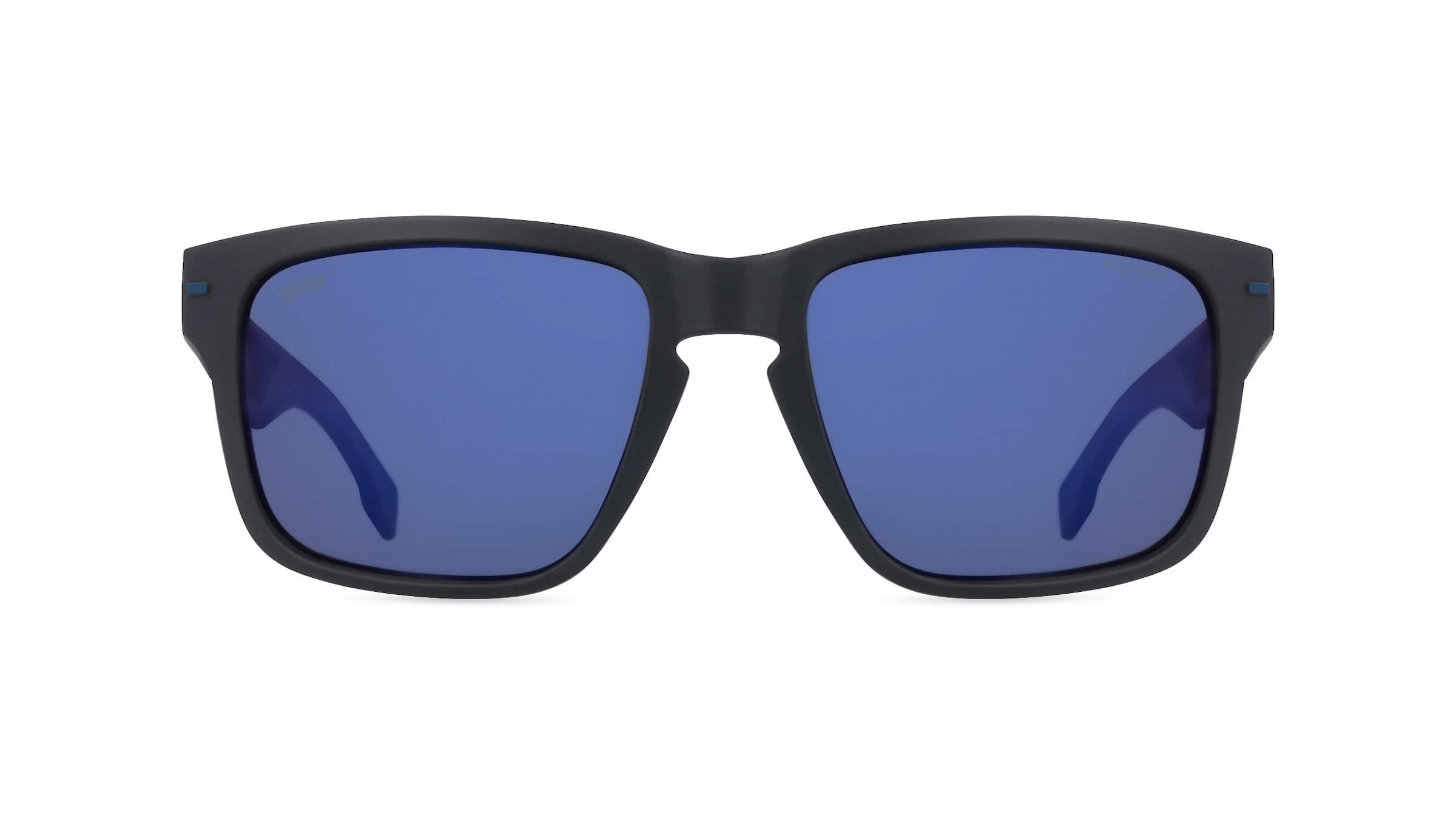 Boss 1497/S Herren-Sonnenbrille Vollrand Eckig Kunststoff-Gestell, Grau