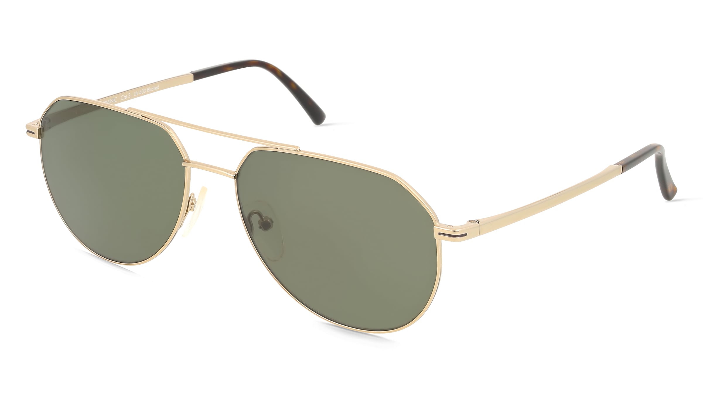 Fielmann MC 570 SUN CL DOMINIC Unisex-Sonnenbrille Vollrand Pilot Edelstahl-Gestell, Gold