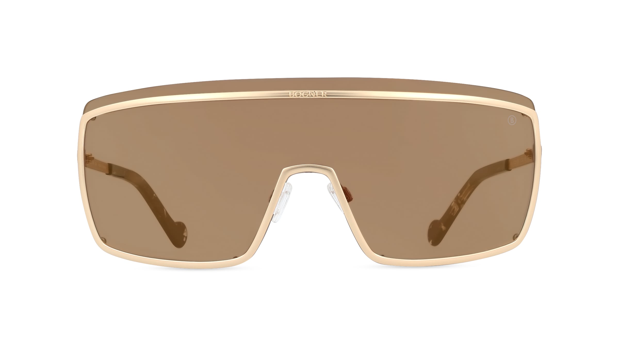 Bogner BO 7325 Unisex-Sonnenbrille Vollrand Monoscheibe Metall-Gestell, gold