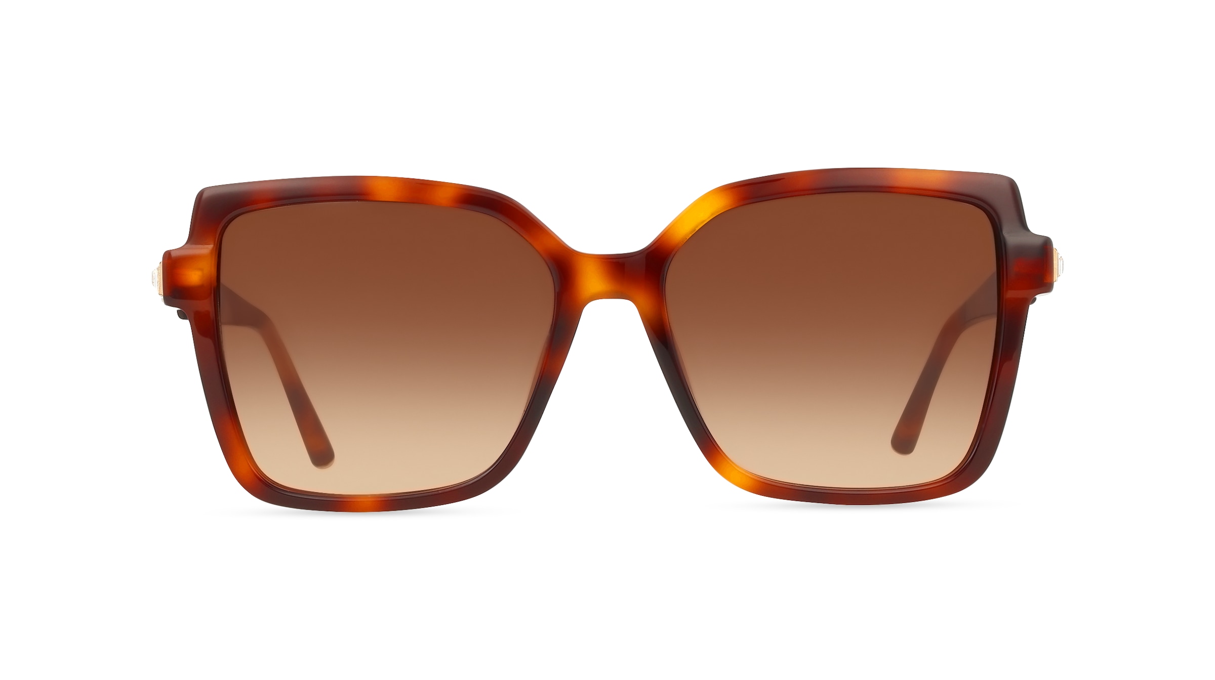 Escada SESF79S Damen-Sonnenbrille Vollrand Quadratisch Kunststoff-Gestell, braun