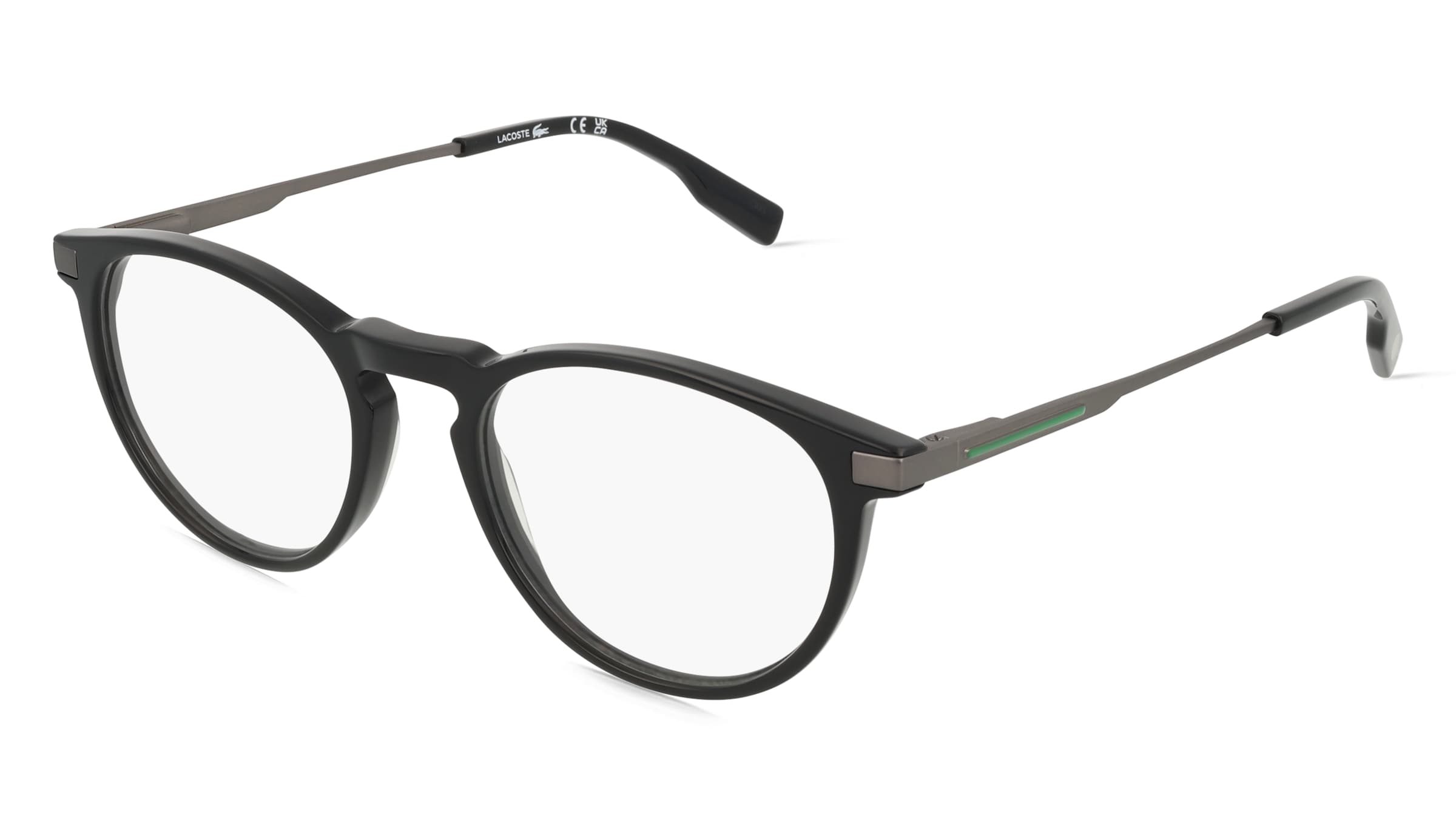 Lacoste L2941 Unisex-Brille inkl. Gläser Vollrand Quadratisch Acetat-Gestell 50/20/145, Schwarz