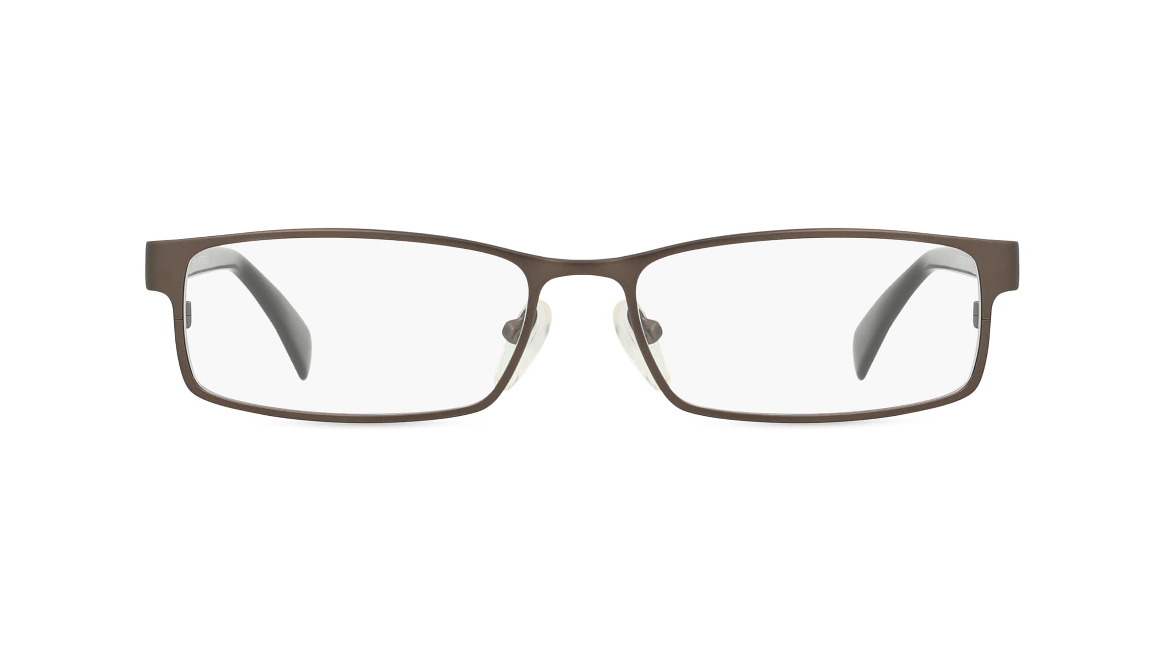 Fielmann MC 575 FLEX CL Herren-Brille inkl. Gläser Vollrand Quadratisch Metall-Gestell 54/16/135, grau