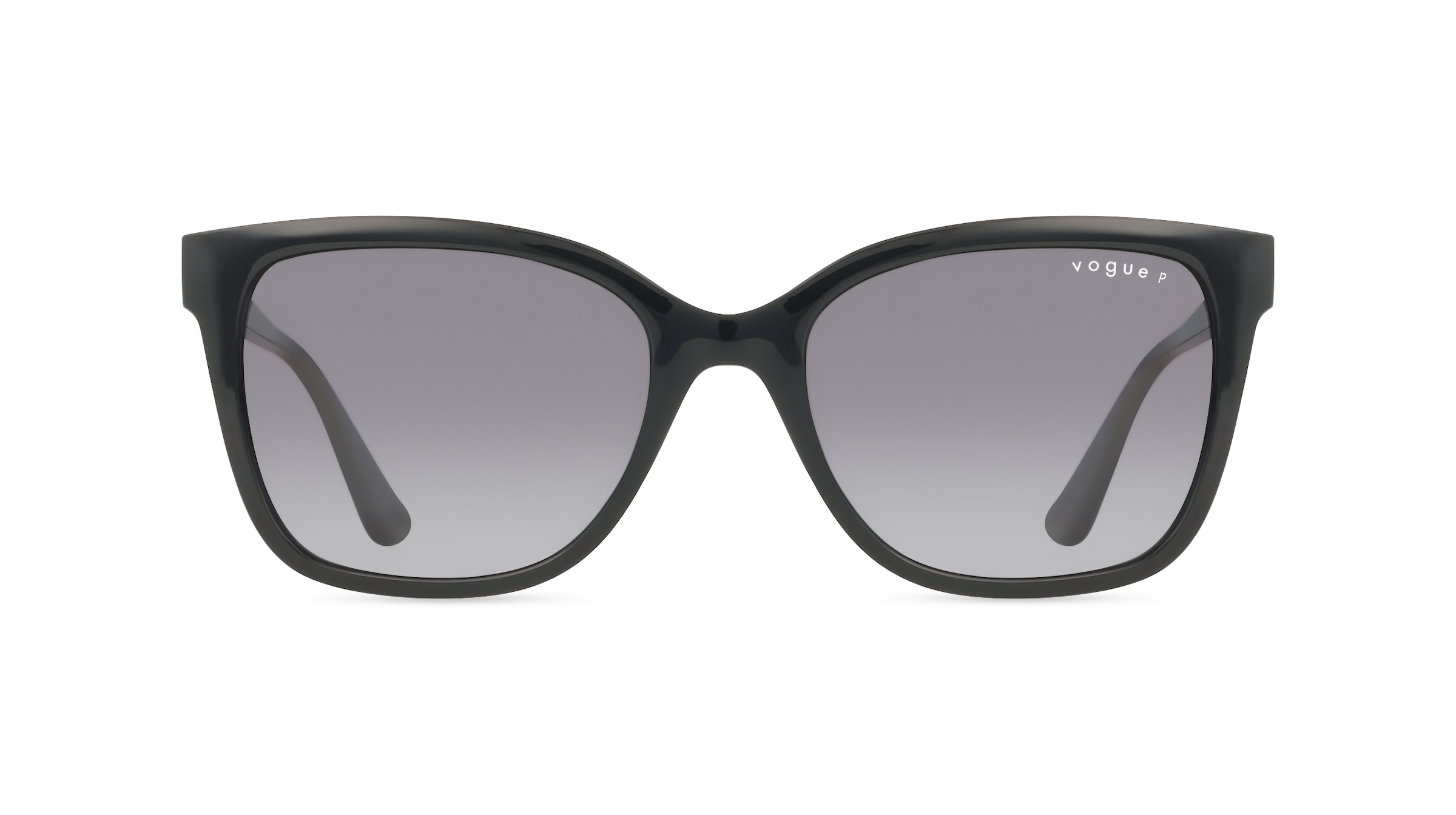 Vogue VO5426S Damen-Sonnenbrille Vollrand Panto Kunststoff-Gestell, schwarz