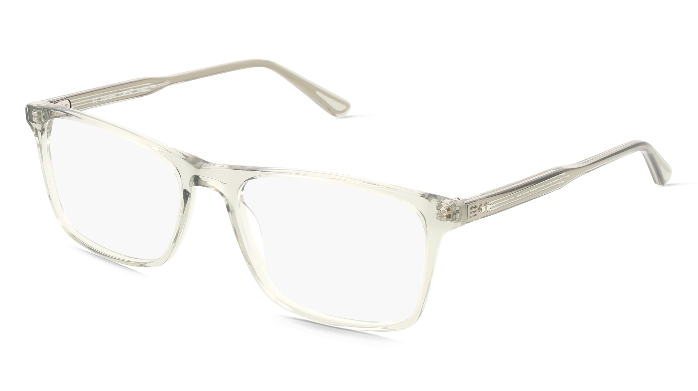 Fielmann ABC 095 CL LORENZ Herren-Brille inkl. Gläser Vollrand Quadratisch Acetat-Gestell 55/18/145, Grün