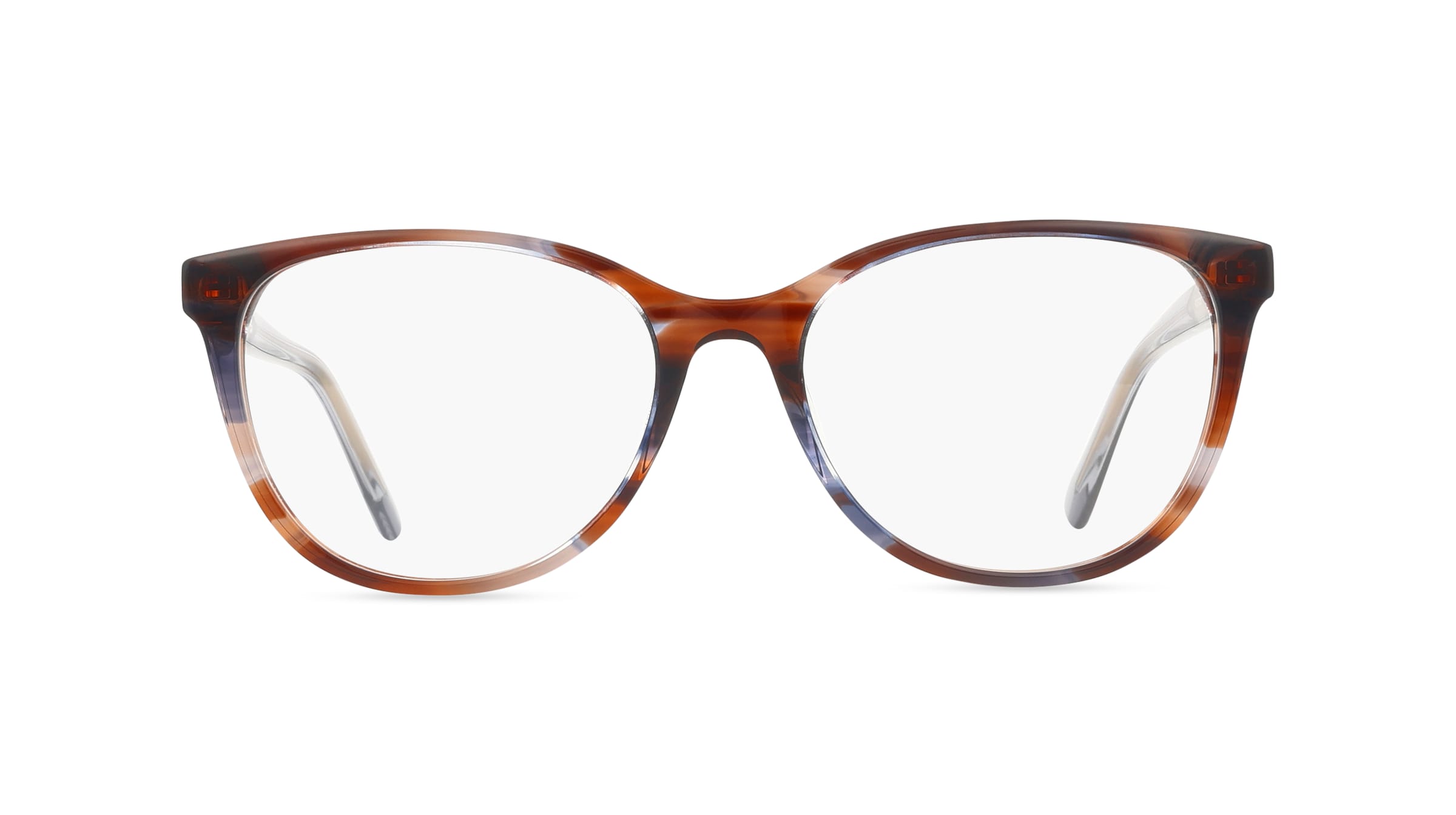 Fossil 7203 Damen-Brille inkl. Gläser Vollrand Eckig Acetat-Gestell 53mm/17mm/140mm, Blau
