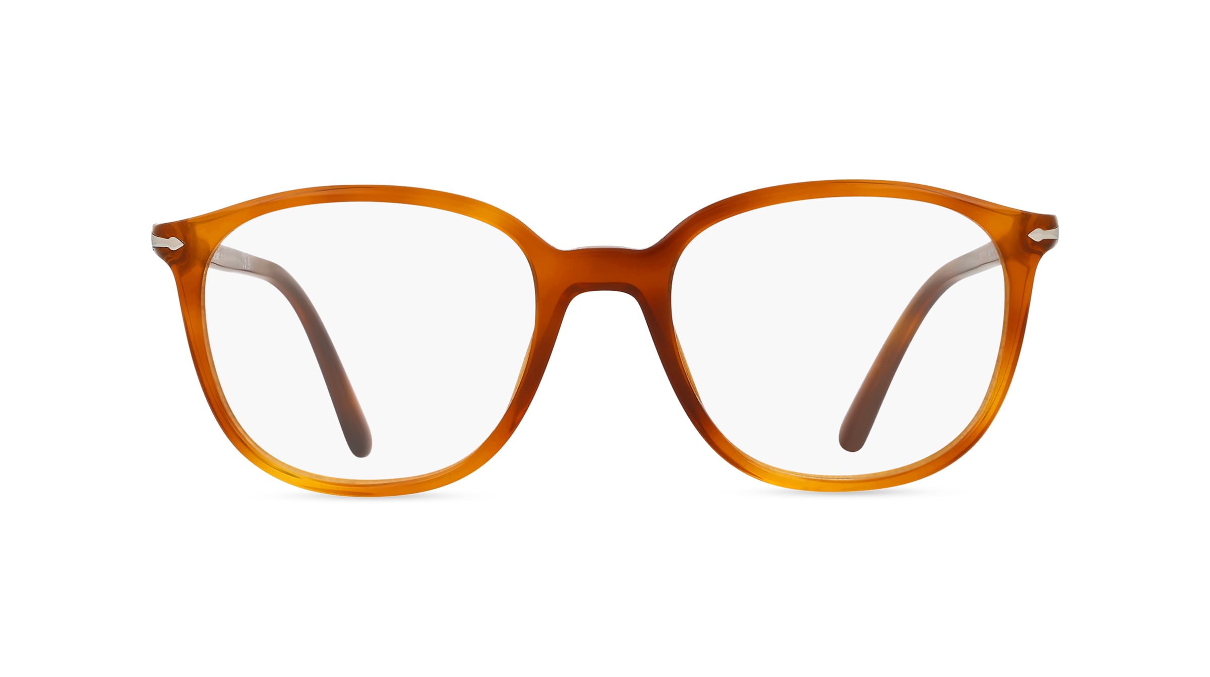 Persol 0PO3317V Unisex-Brille inkl. Gläser Vollrand Eckig Acetat-Gestell 53mm/19mm/145mm, braun