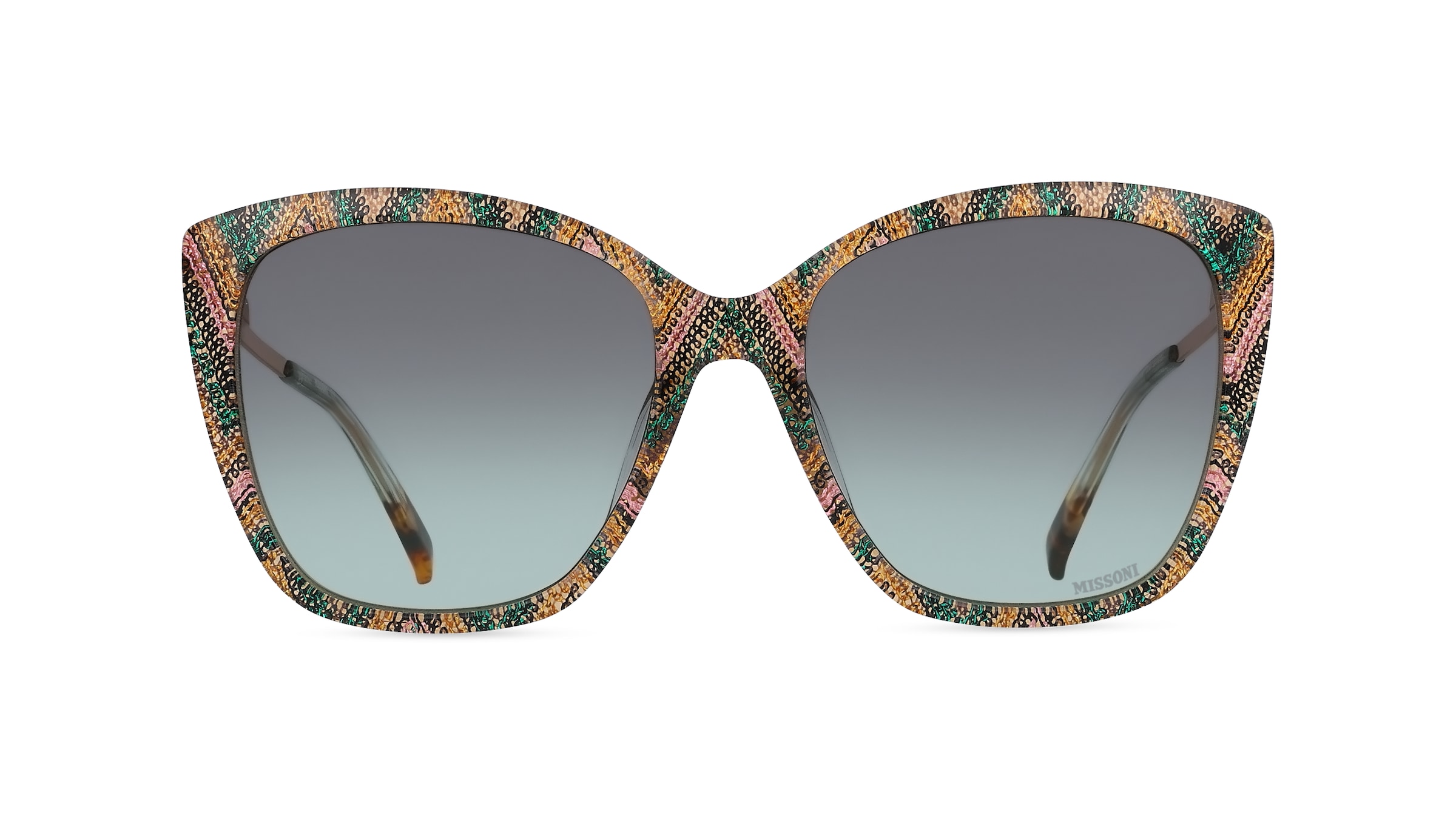 Missoni 0123/G/S Damen-Sonnenbrille Vollrand Butterfly Acetat-Gestell, pink