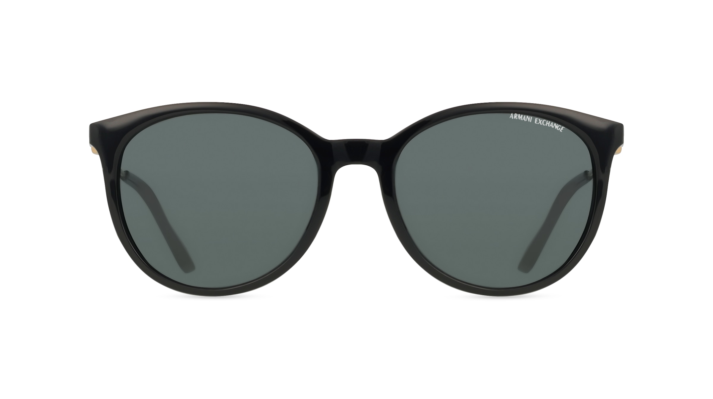 Armani Exchange AX4140S Damen-Sonnenbrille Vollrand Butterfly Kunststoff-Gestell, schwarz