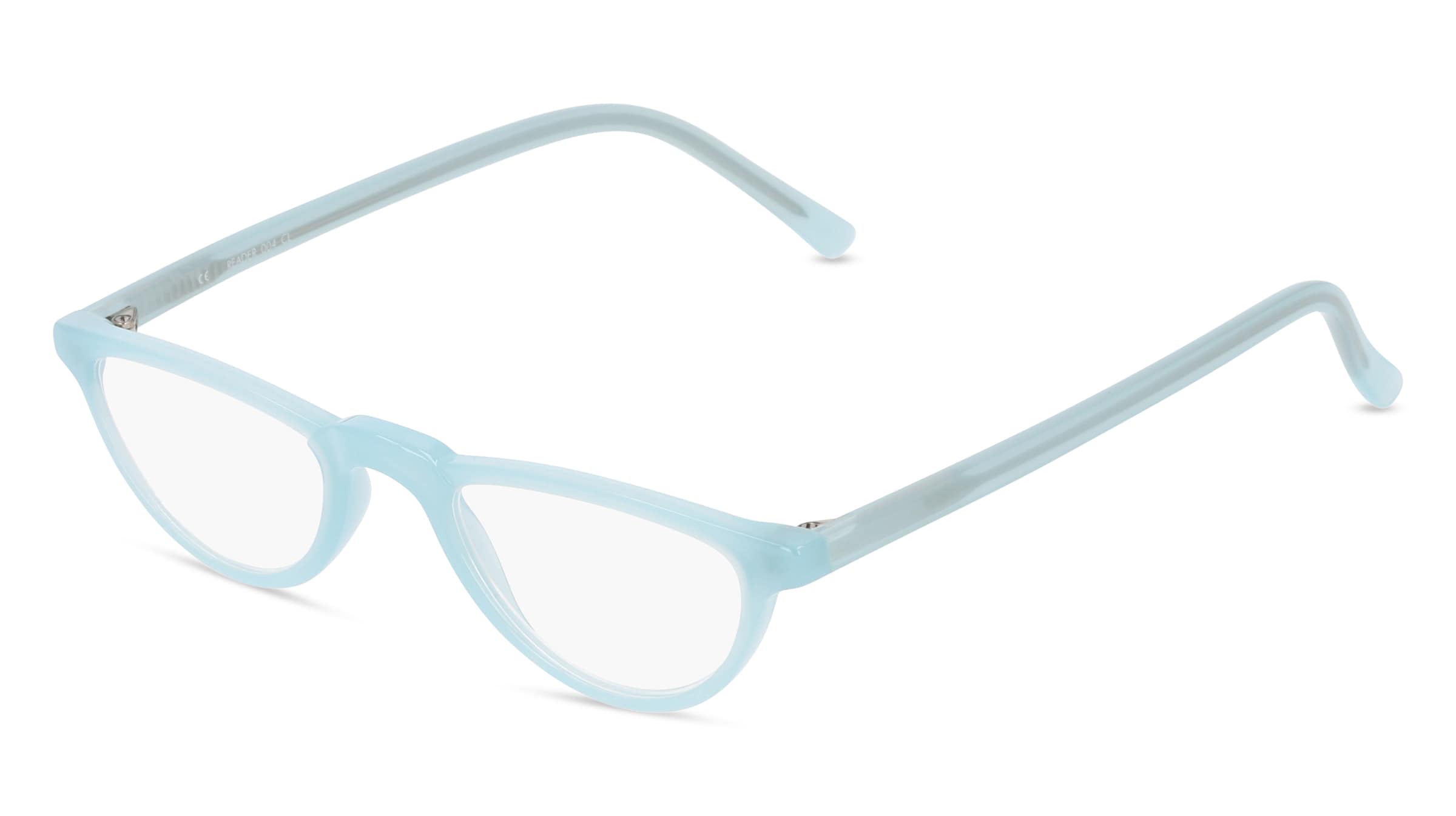 Fielmann READER 004 Unisex-Fertiglesebrille Vollrand Quadratisch Propionat-Gestell, Blau