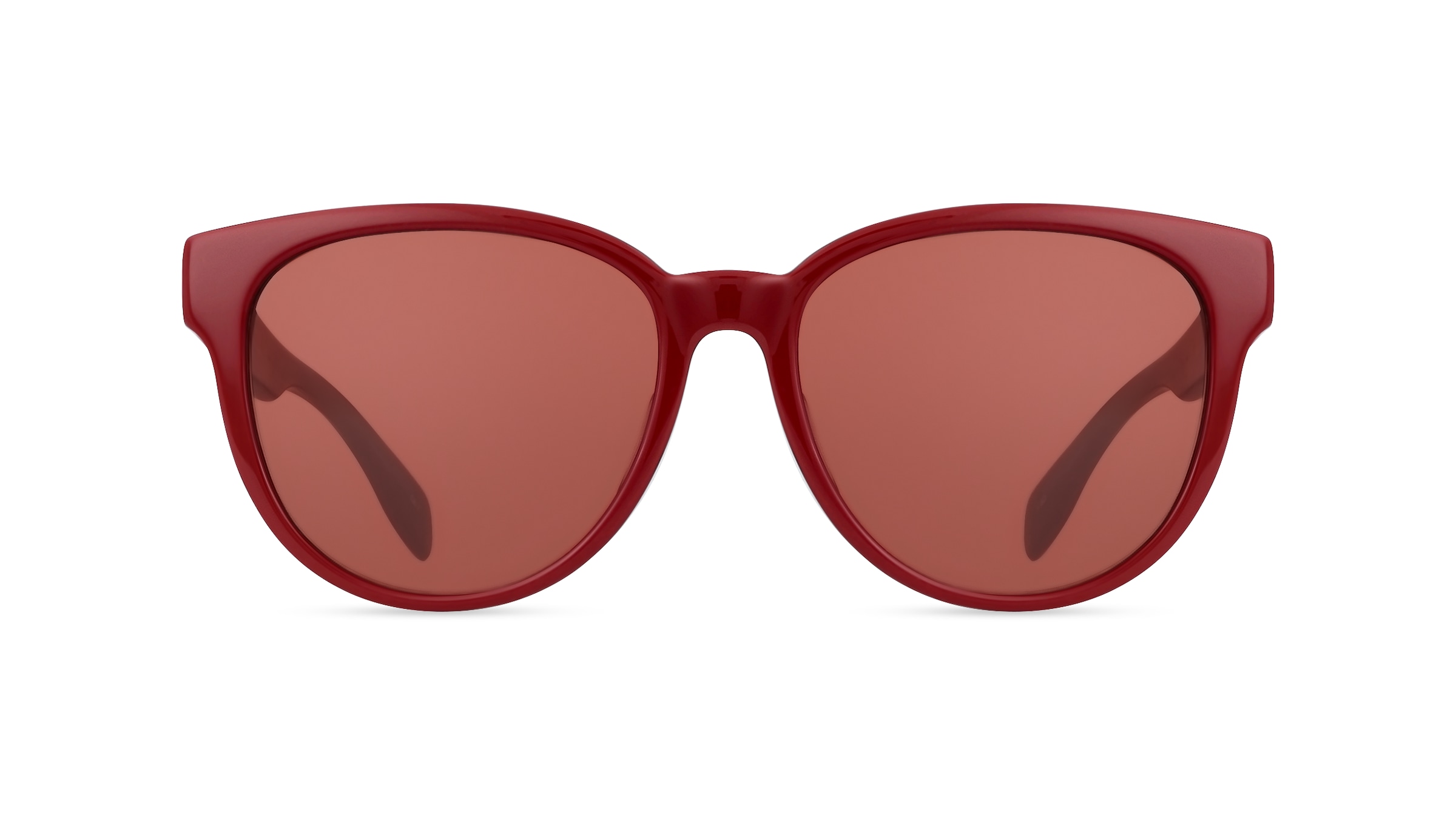 Alexander McQueen AM0387SK Damen-Sonnenbrille Vollrand Panto Kunststoff-Gestell, rot