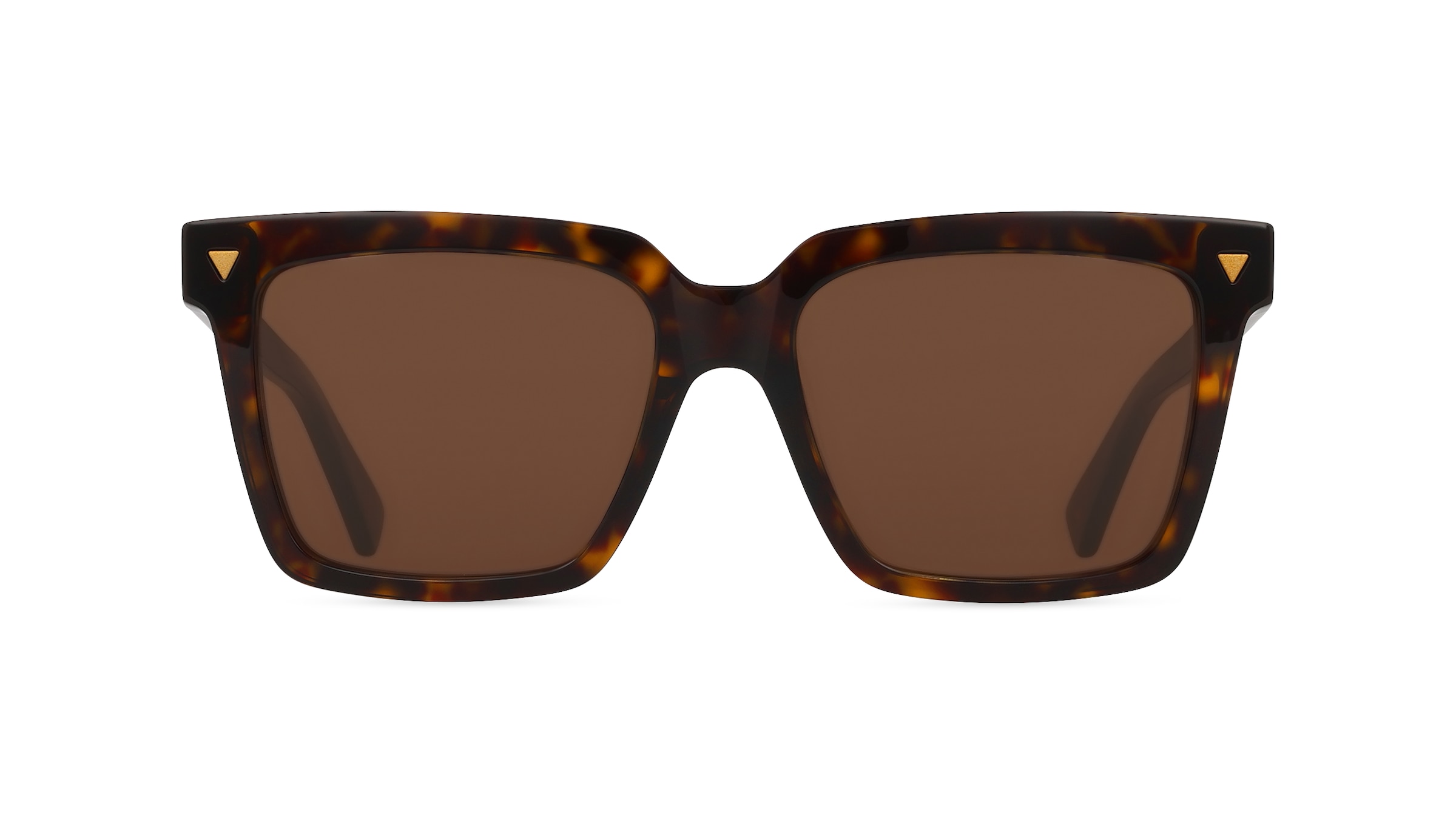 Bottega Veneta BV1254S Damen-Sonnenbrille Vollrand Eckig Recycled Acetat-Gestell, braun