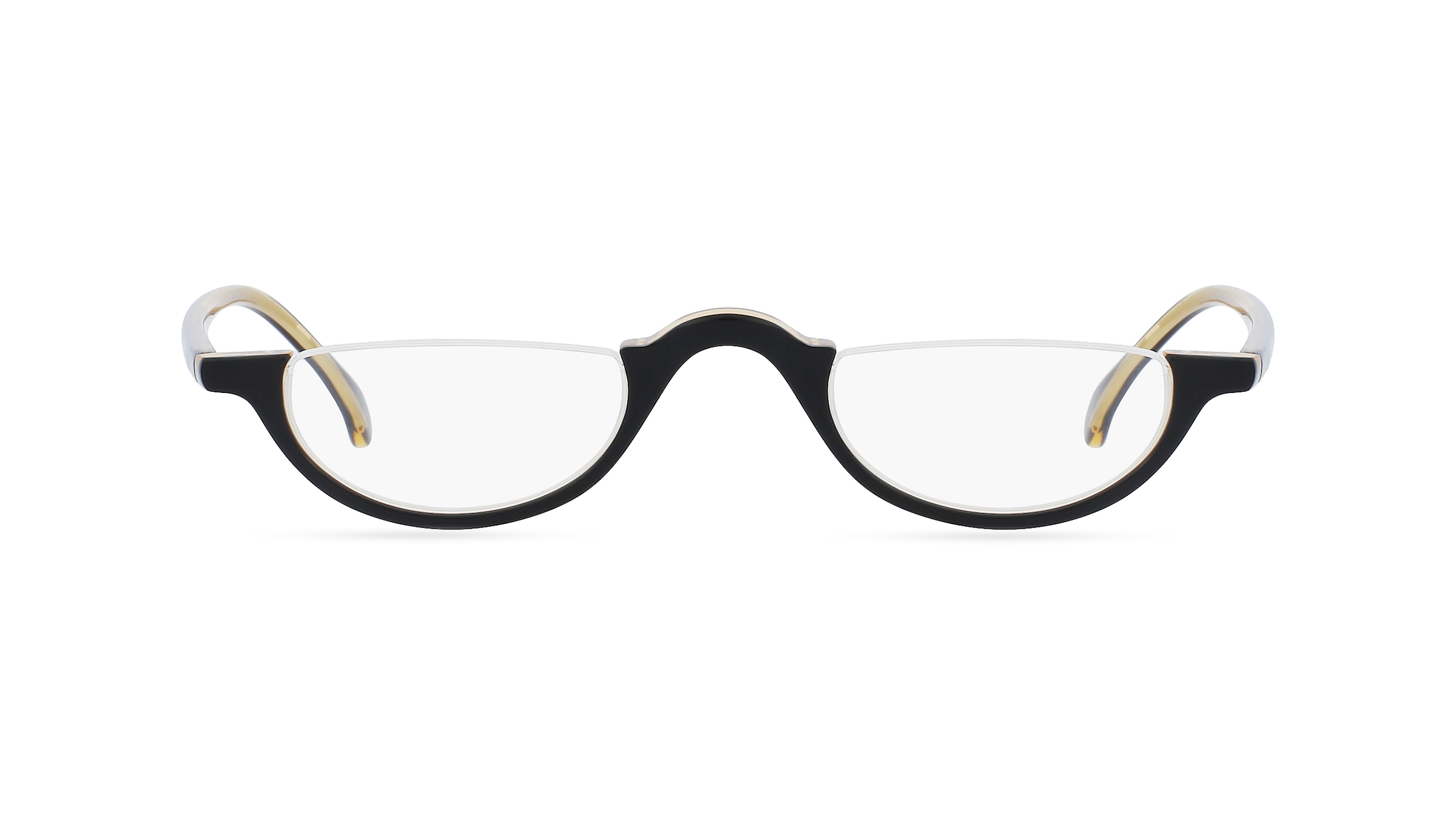 Fielmann BD 518 CL Damen-Brille inkl. Gläser Halbrand Schmal Acetat-Gestell 40mm/23mm/145mm, schwarz