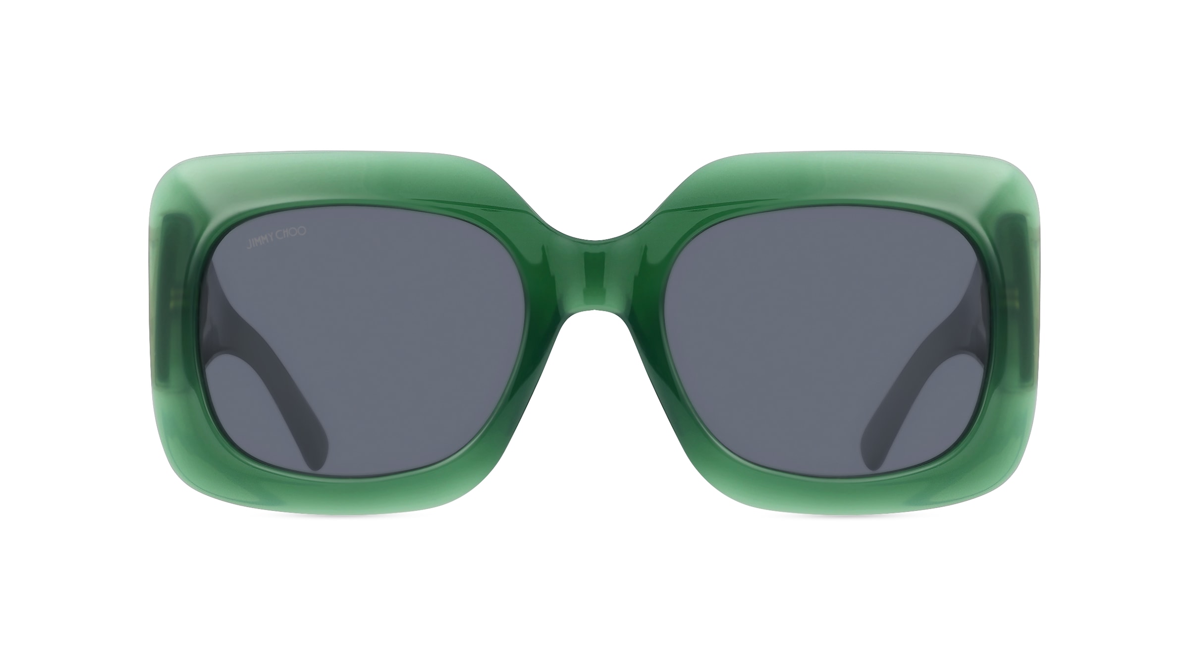 Jimmy Choo GAYA/S Damen-Sonnenbrille Vollrand Eckig Acetat-Gestell, grün
