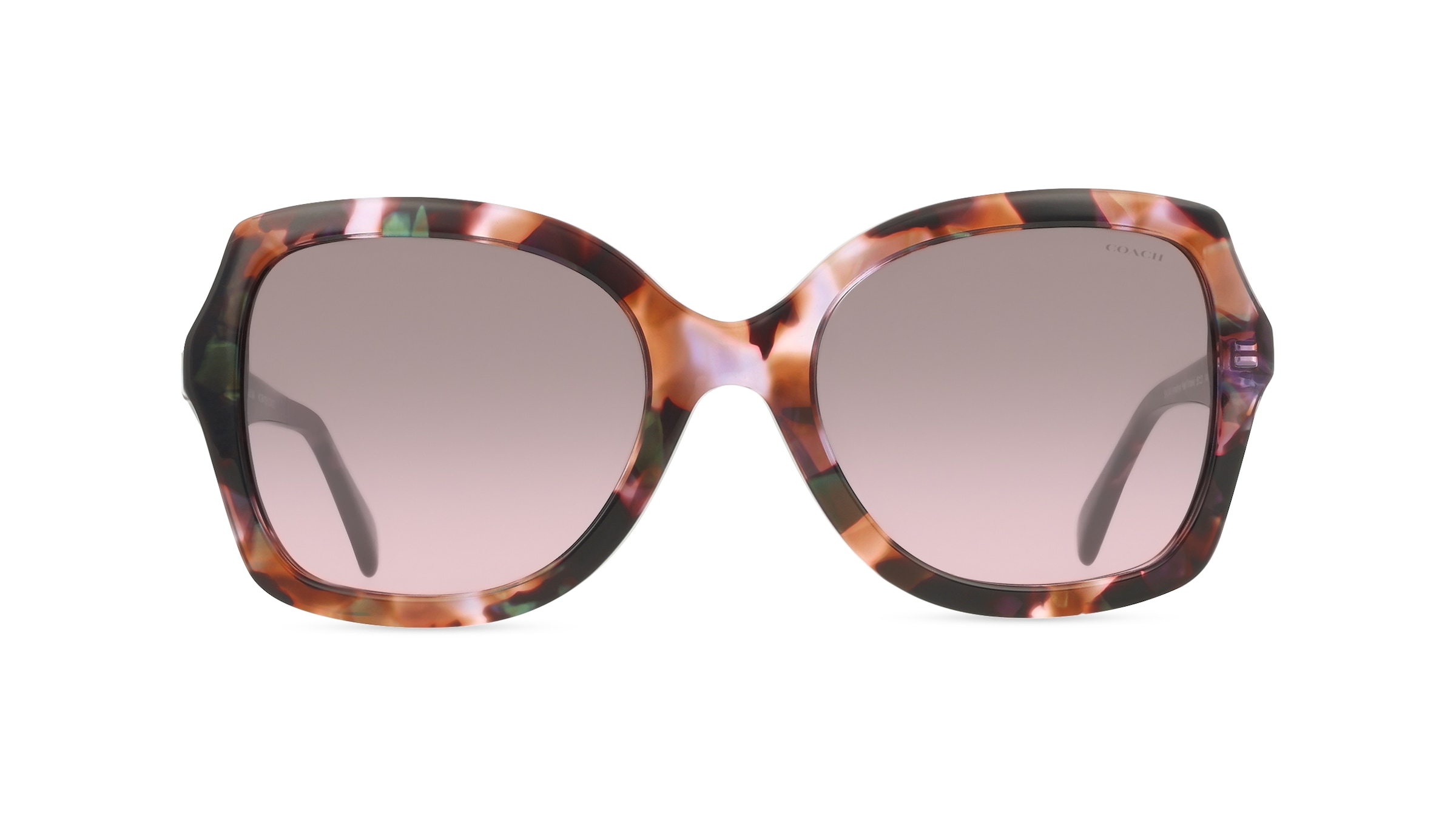 Coach HC8410U Damen-Sonnenbrille Vollrand Butterfly Acetat-Gestell, lila