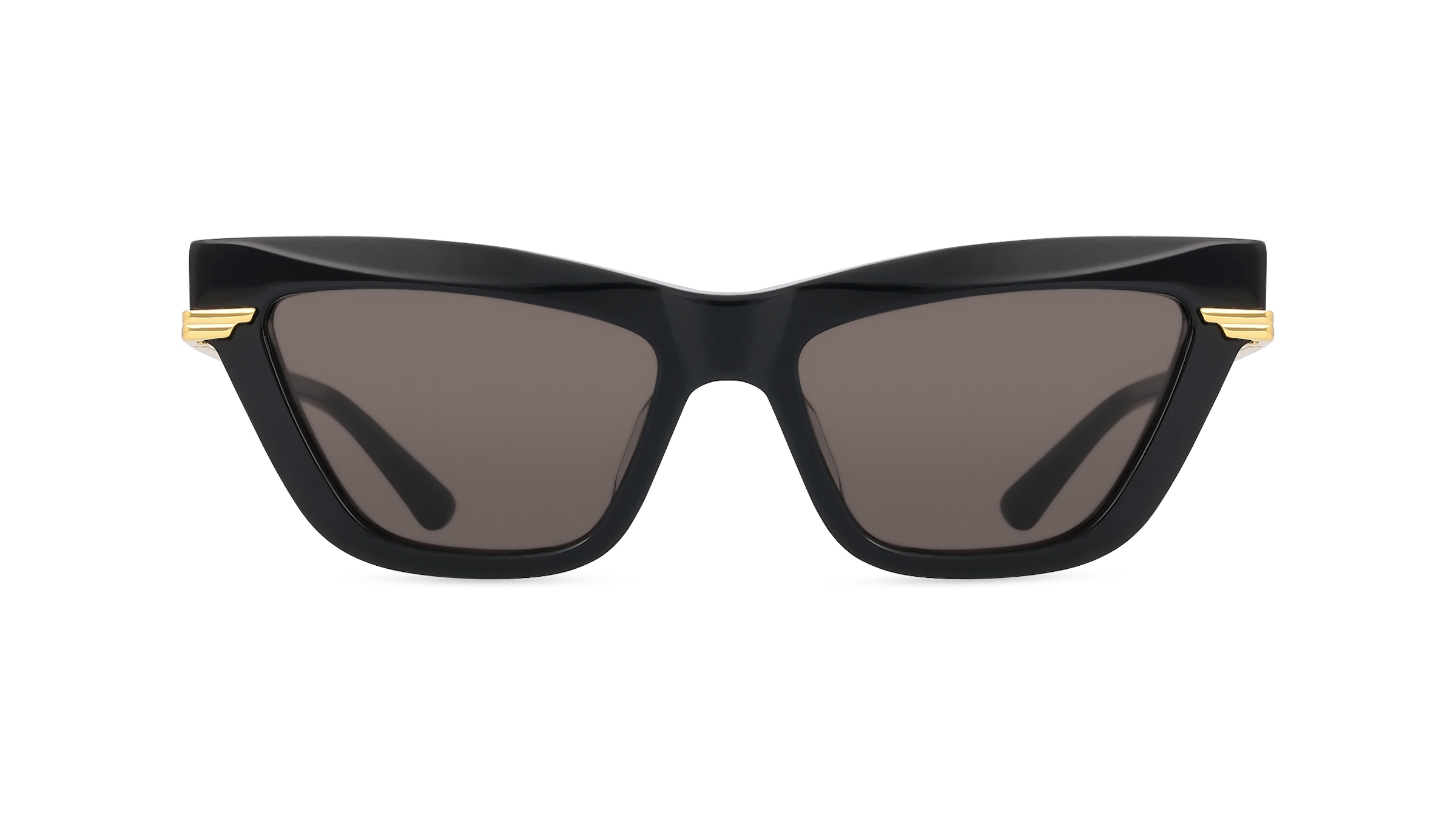 Bottega Veneta BV1241S Damen-Sonnenbrille Vollrand Butterfly Recycelt-Gestell, schwarz