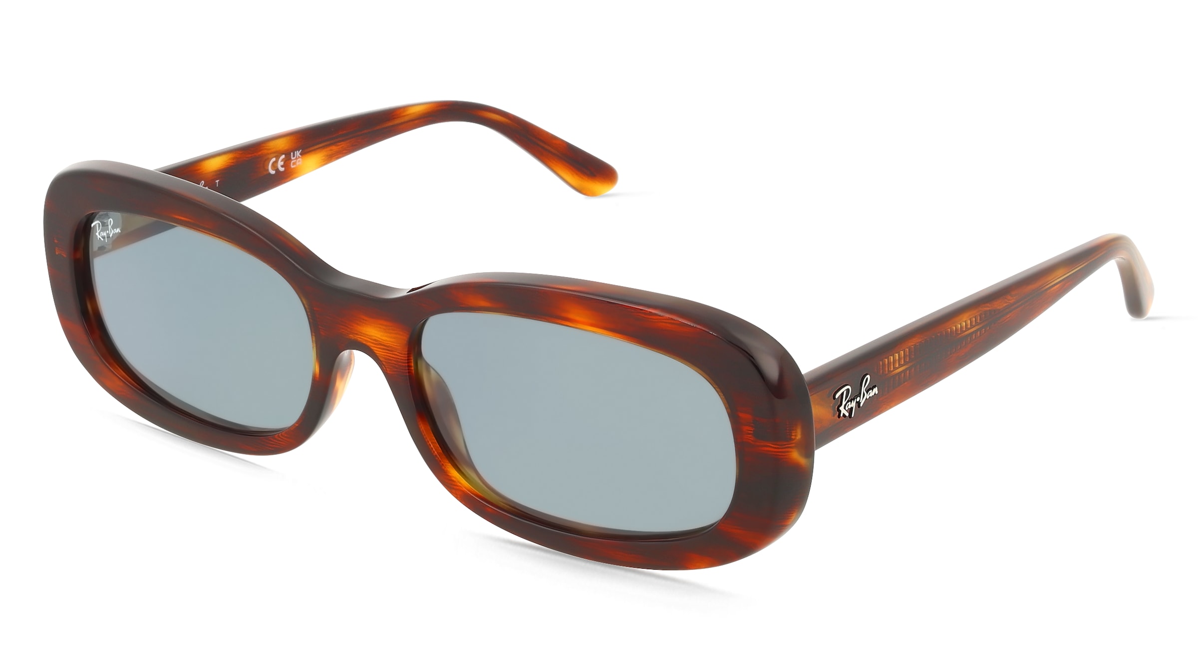 Luxottica Fashion Brillen Vertriebs Gmbh Damen Havanna Ray-Ban 0Rb2221 -Sonnenbrille Vollrand Oval Kunststoff-Gestell,