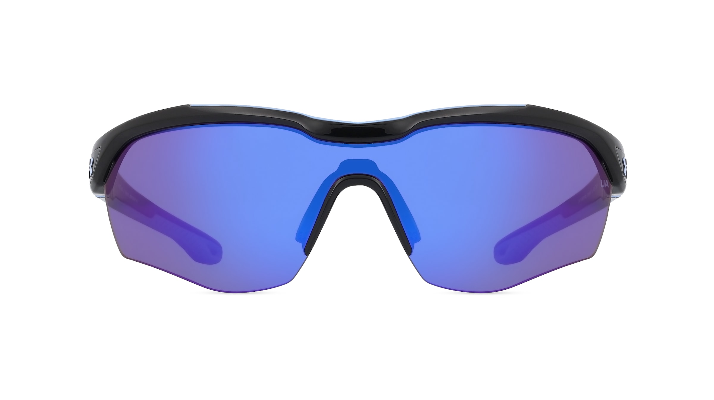 Under Armour UA YARD PRO Unisex-Sonnenbrille Vollrand Monoscheibe Kunststoff-Gestell, schwarz