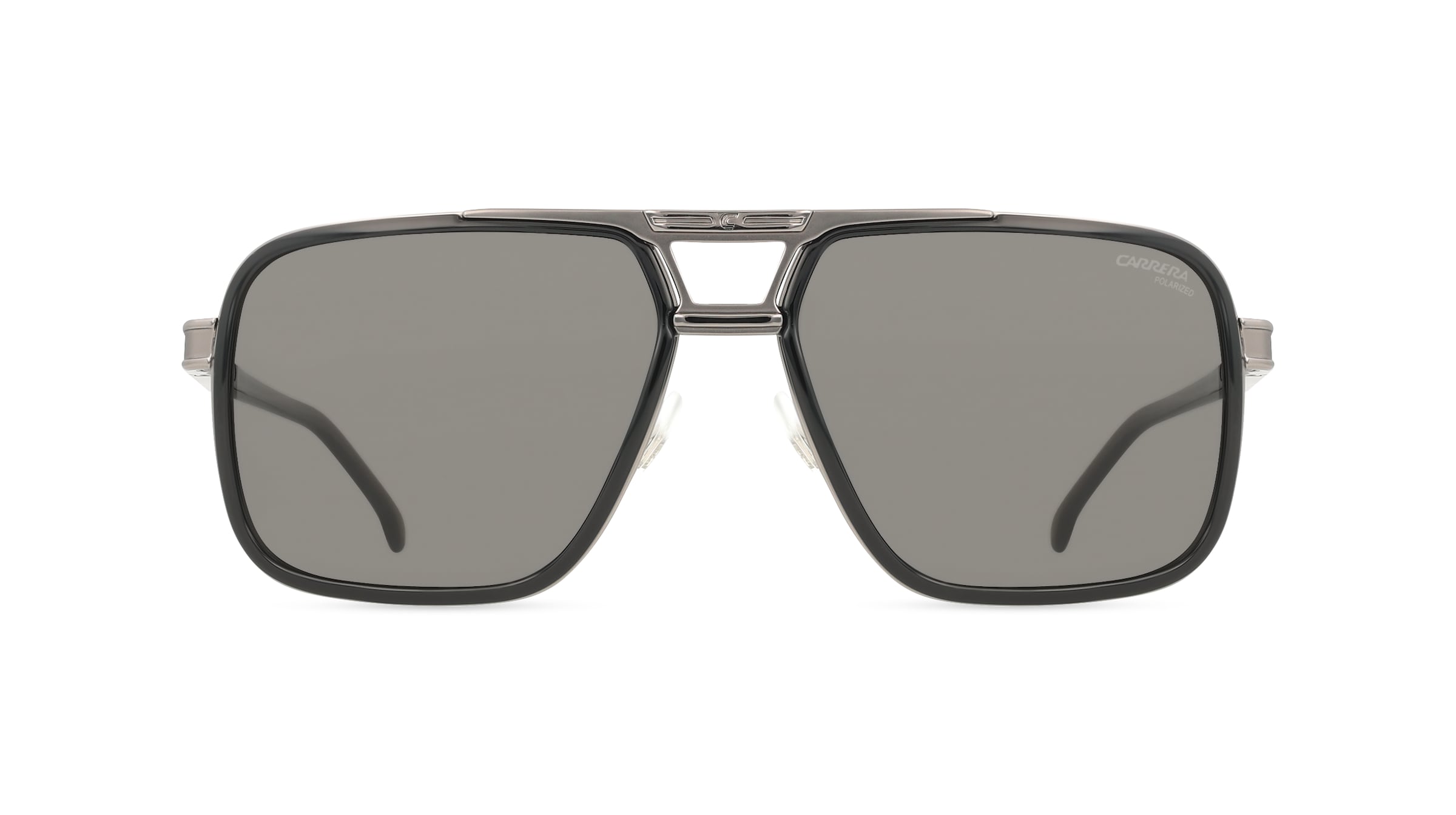 Carrera 207560 Herren-Sonnenbrille Vollrand Eckig Metall-Gestell, schwarz