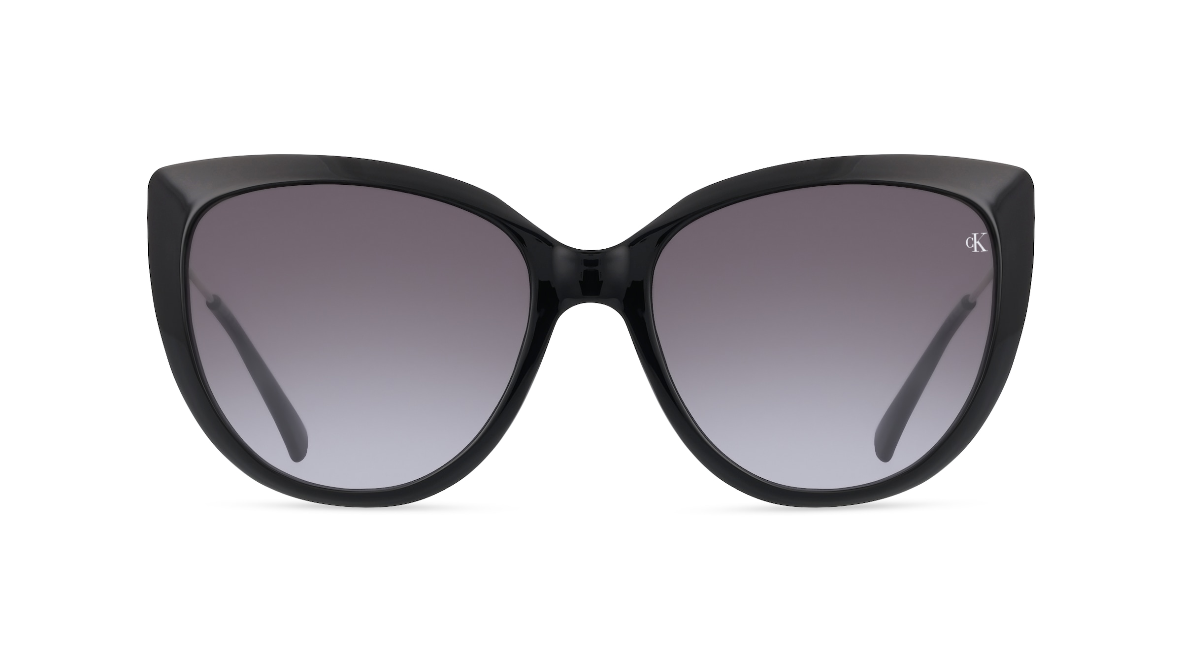 Calvin Klein Jeans CKJ22602S Damen-Sonnenbrille Vollrand Butterfly Kunststoff-Gestell, schwarz