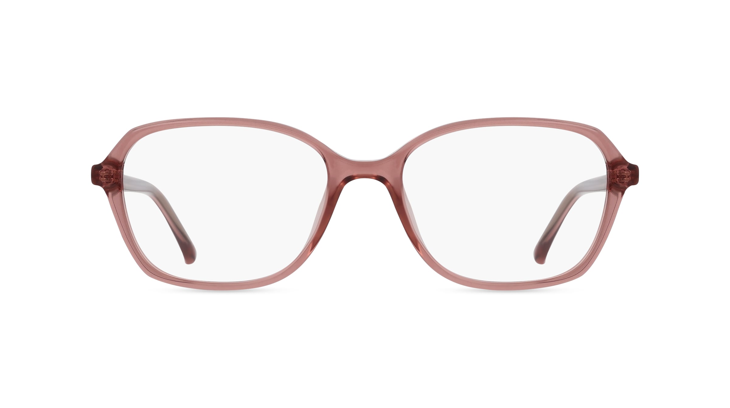 Fielmann BD 550 CL Damen-Brille inkl. Gläser Vollrand Eckig Propionat-Gestell 53mm/17mm/140mm, pink