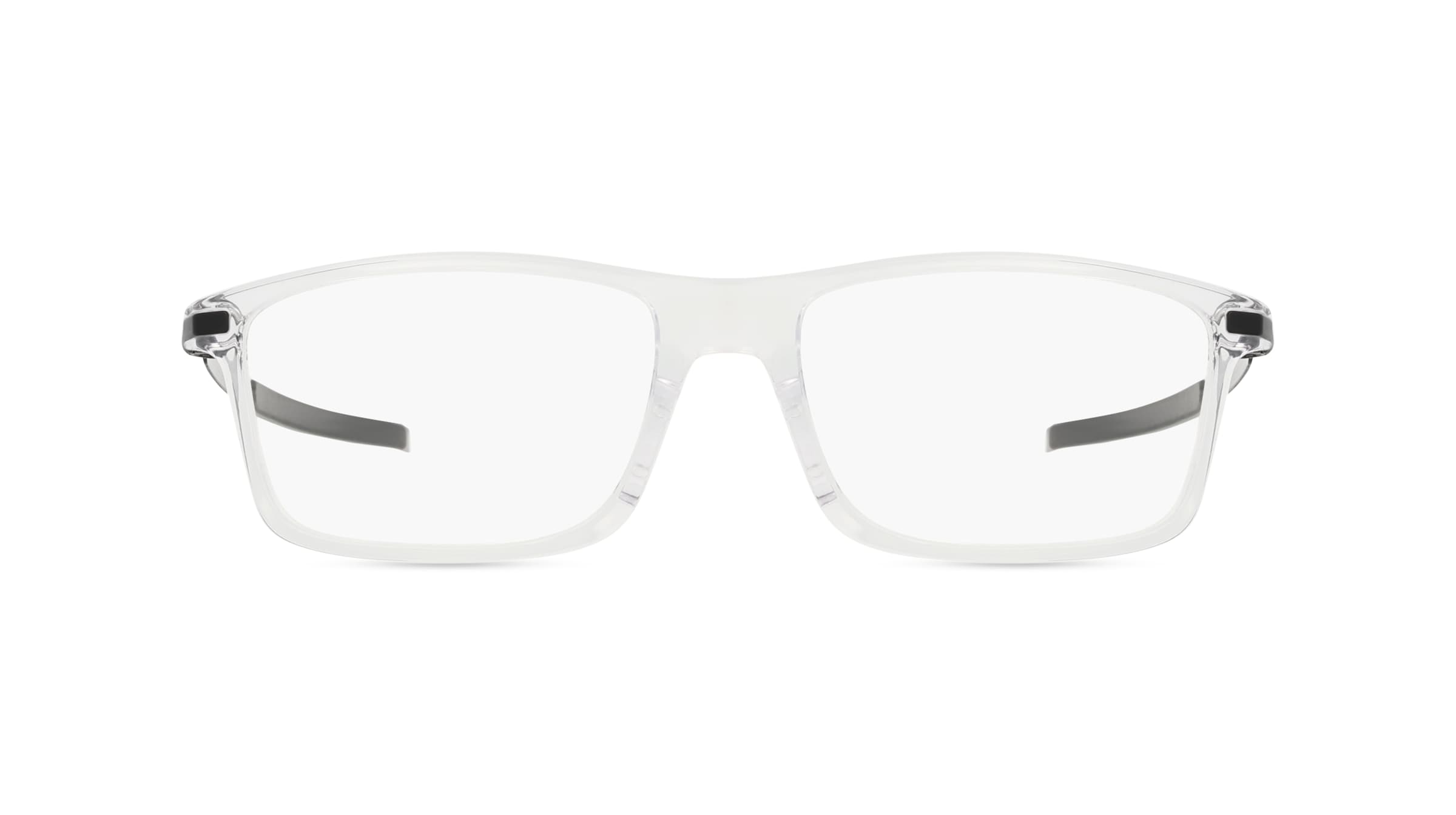 Oakley OX8050 Herren-Brille inkl. Gläser Vollrand Rechteckig Kunststoff-Gestell 57mm/18mm/145mm, grau