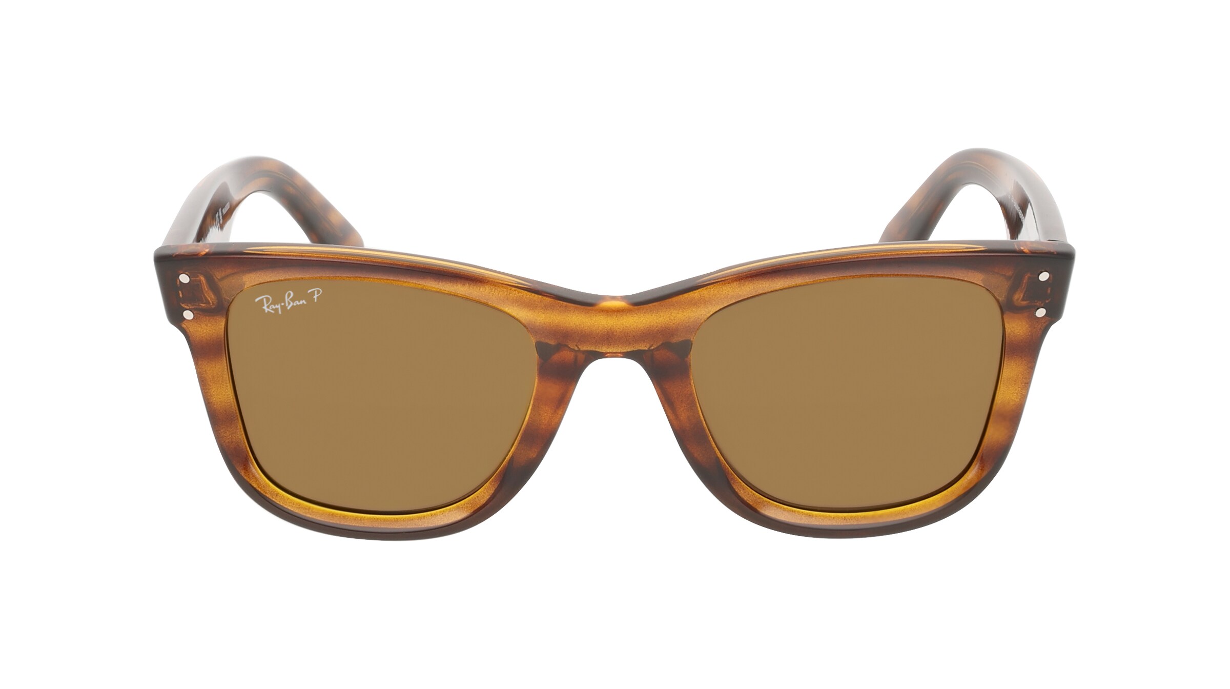 Ray-Ban RBR0502S WAYFARER REVERSE Damen-Sonnenbrille Vollrand Eckig Acetat-Gestell, Havanna