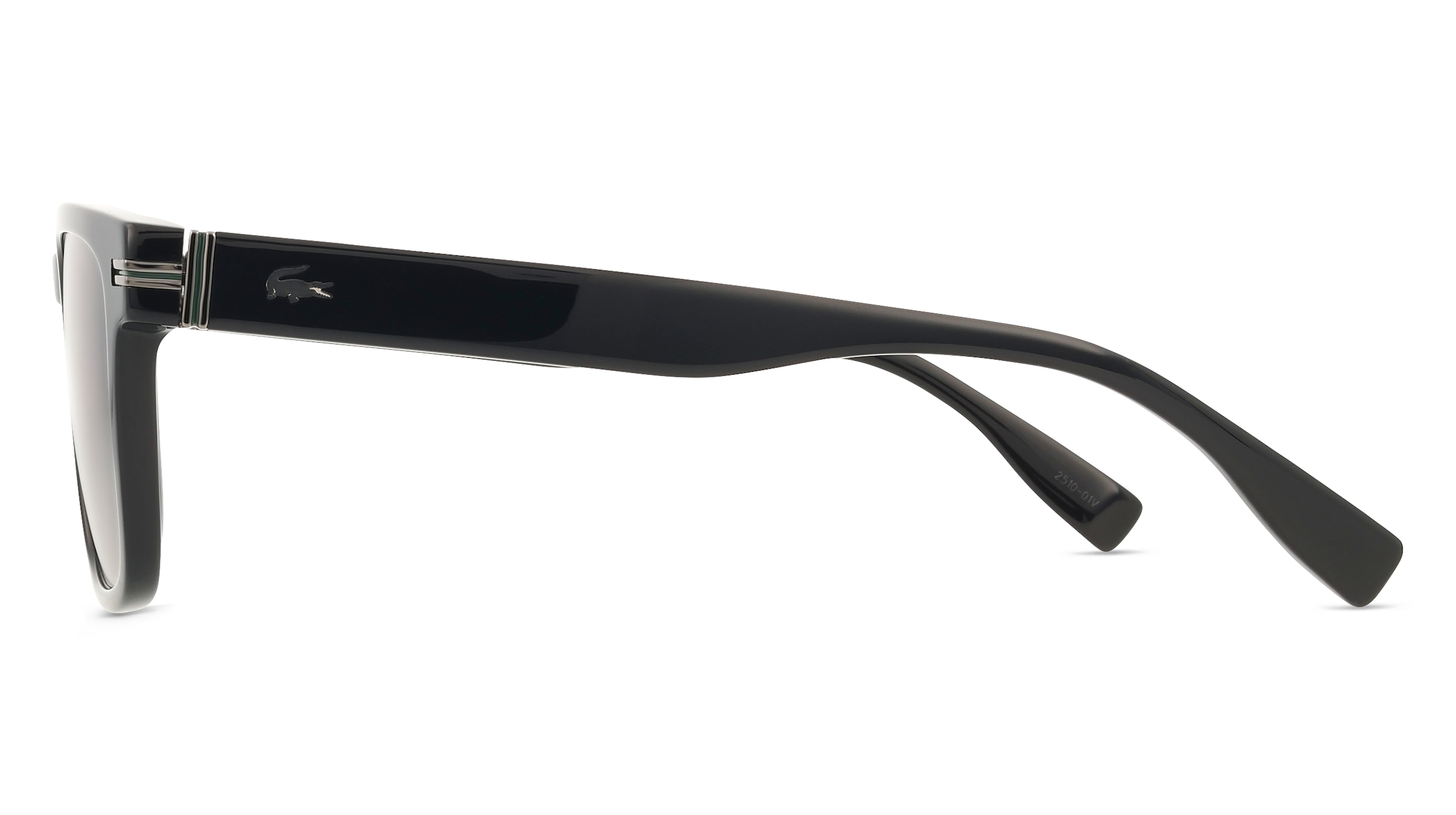 Thumbnail - Lacoste L6065SN Herren-Sonnenbrille Vollrand Eckig Acetat-Gestell, schwarz