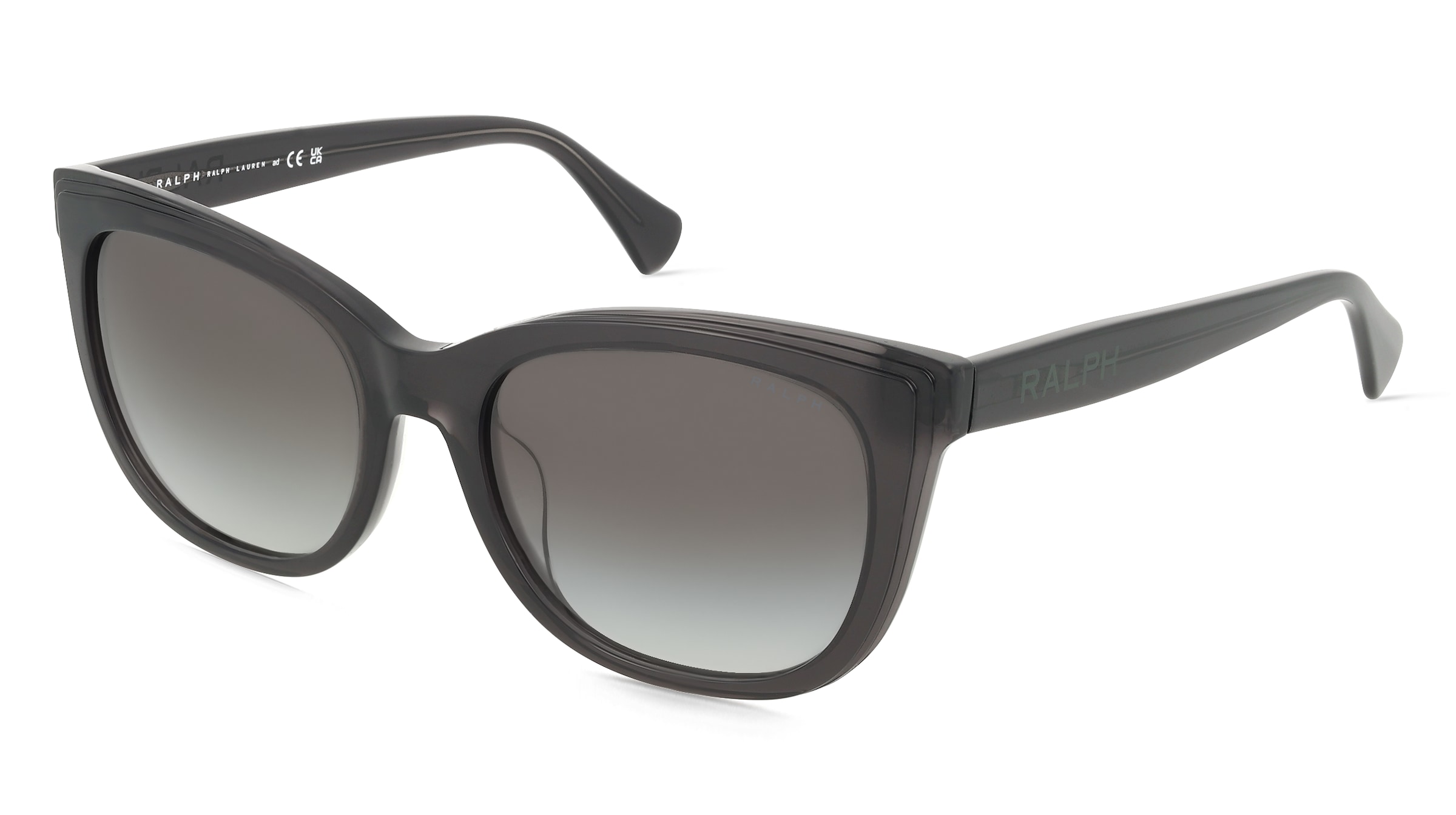 Ralph RA5324U Damen-Sonnenbrille Vollrand Quadratisch Acetat-Gestell, Schwarz