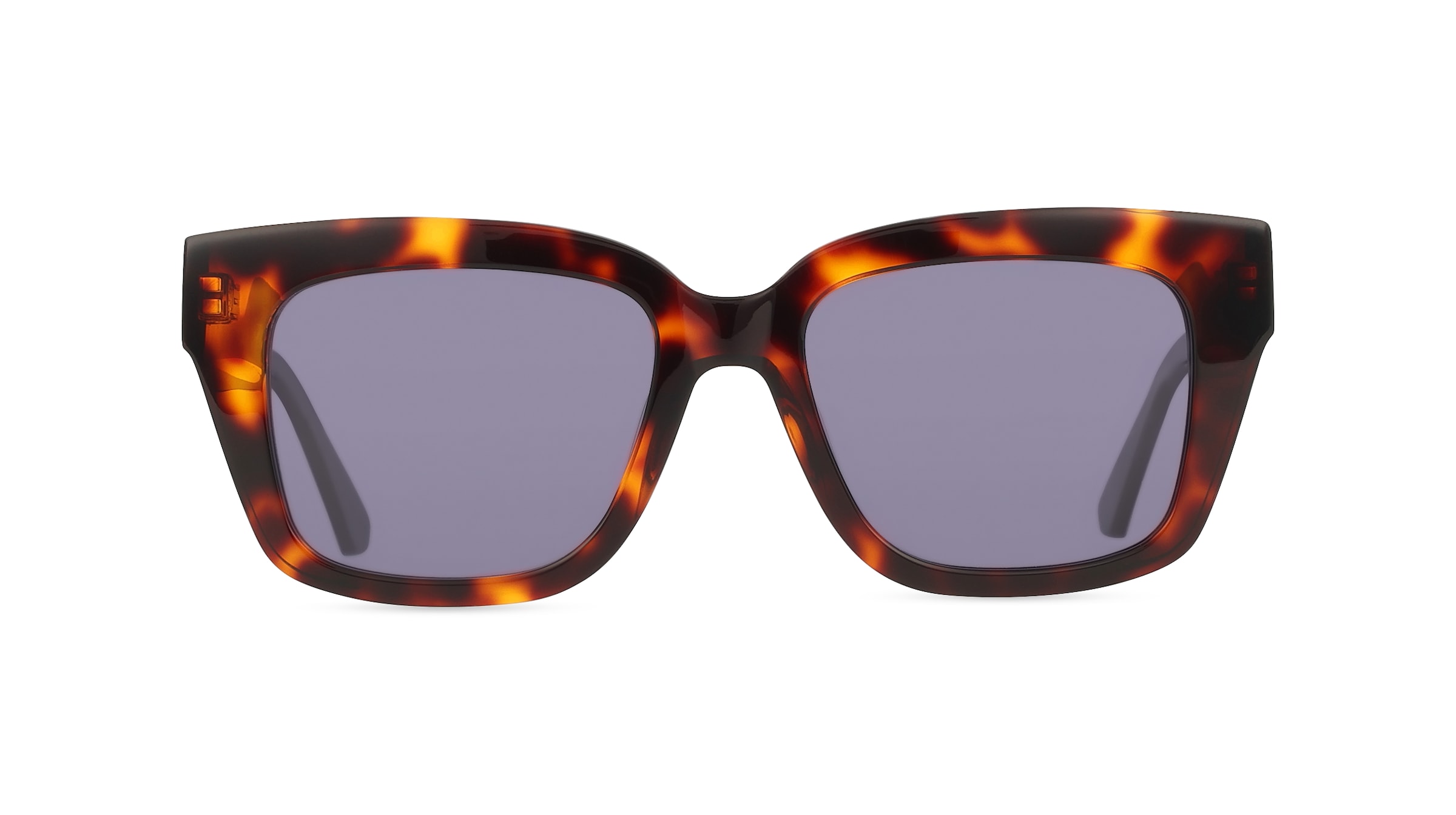 Calvin Klein CK23540S Damen-Sonnenbrille Vollrand Butterfly Acetat-Gestell, braun