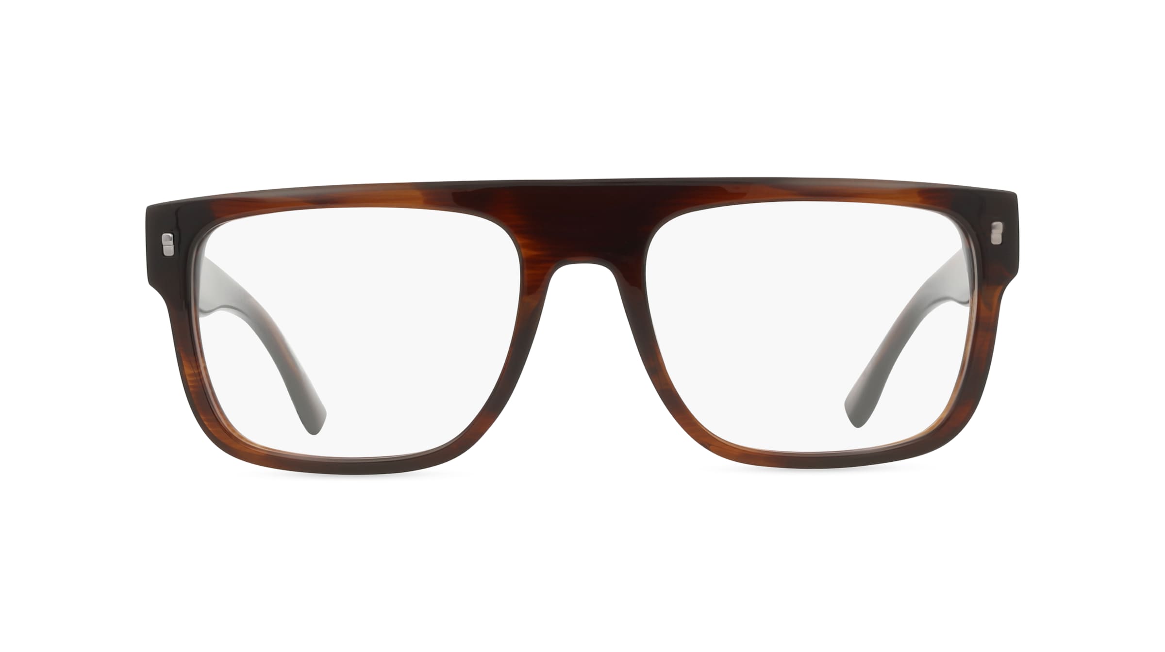 Dsquared2	 D2 0036 Herren-Brille inkl. Gläser Vollrand Eckig Acetat-Gestell 56mm/19mm/145mm, braun