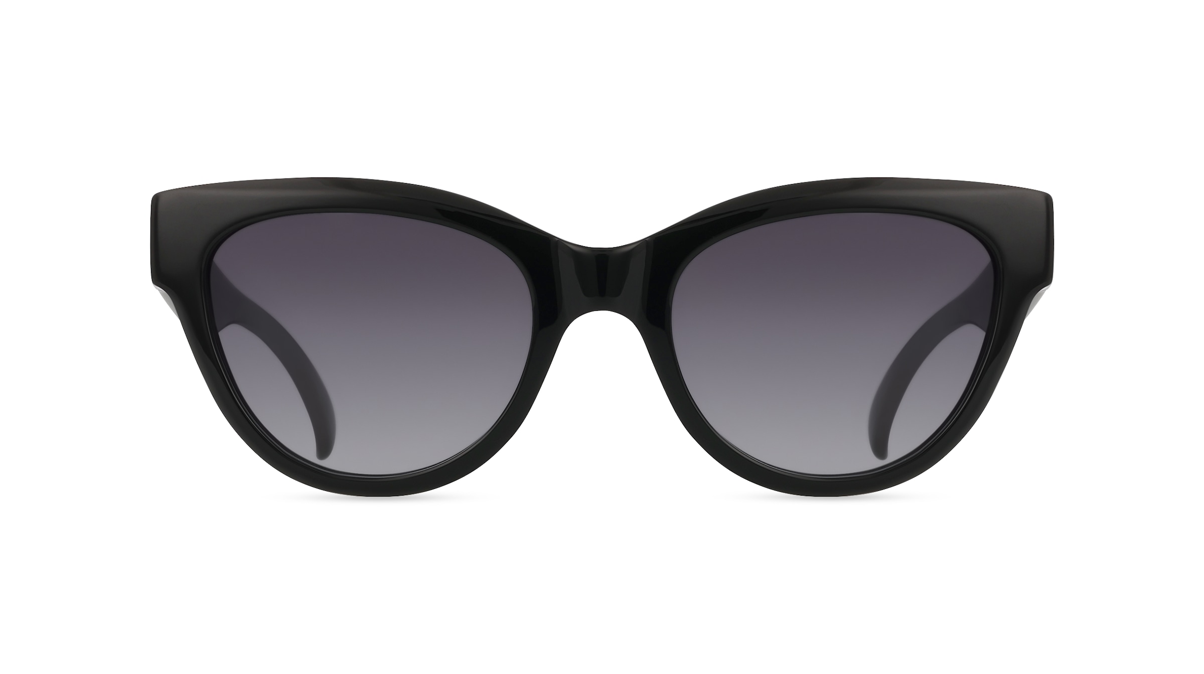 Fielmann LN 059 SUN FA VIOLA Damen-Sonnenbrille Vollrand Butterfly Acetat-Gestell, Schwarz