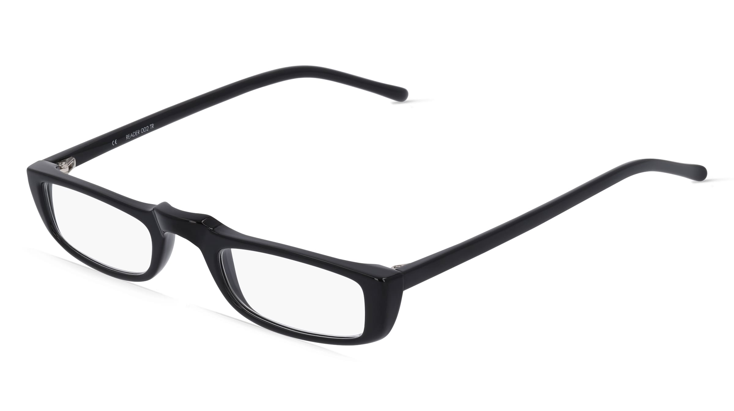 Fielmann READER 002 Unisex-Fertiglesebrille Vollrand Quadratisch Propionat-Gestell, Schwarz