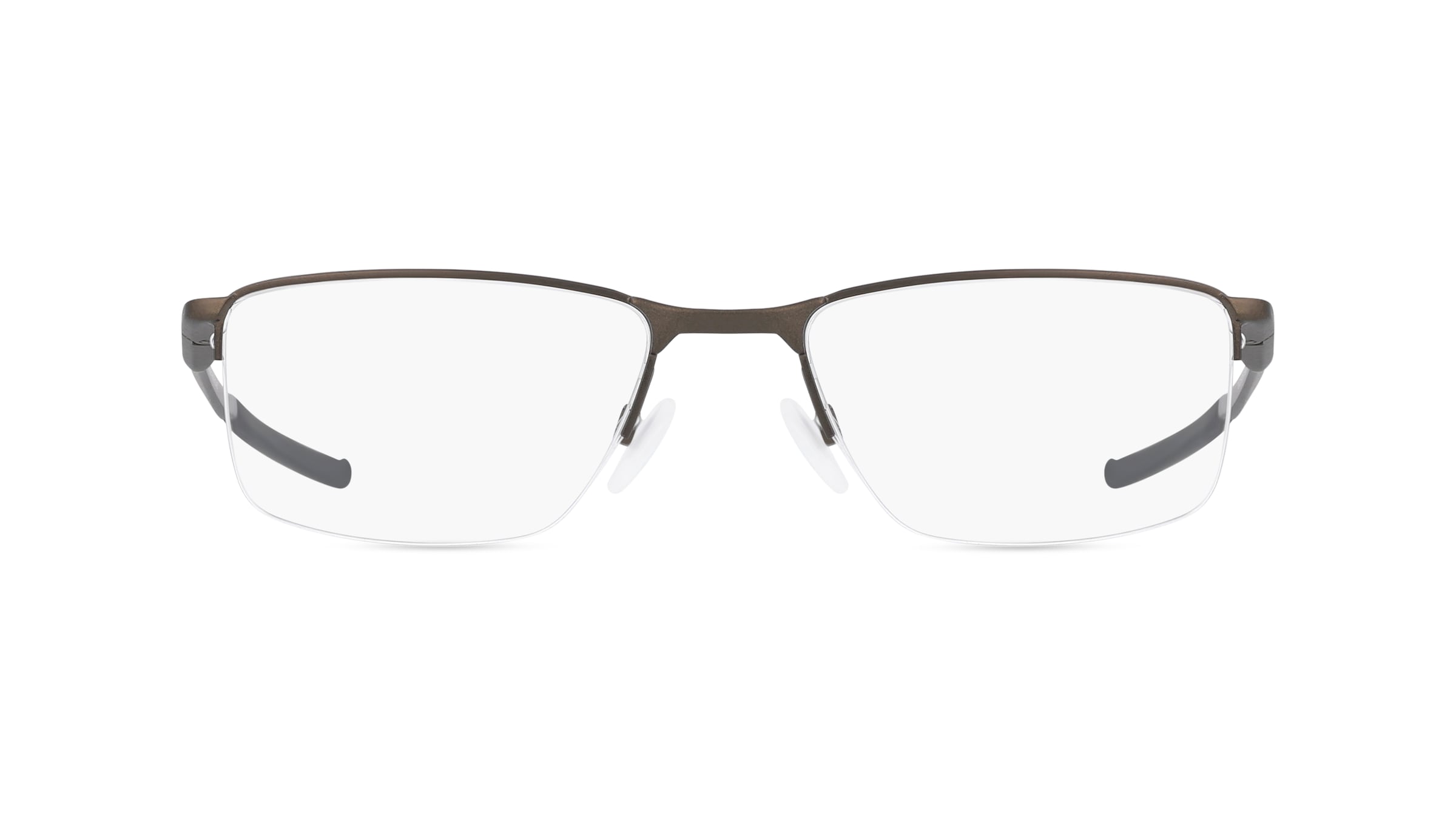 Oakley OX3218 Herren-Brille inkl. Gläser Halbrand Eckig Metall-Gestell 54/18/136, braun