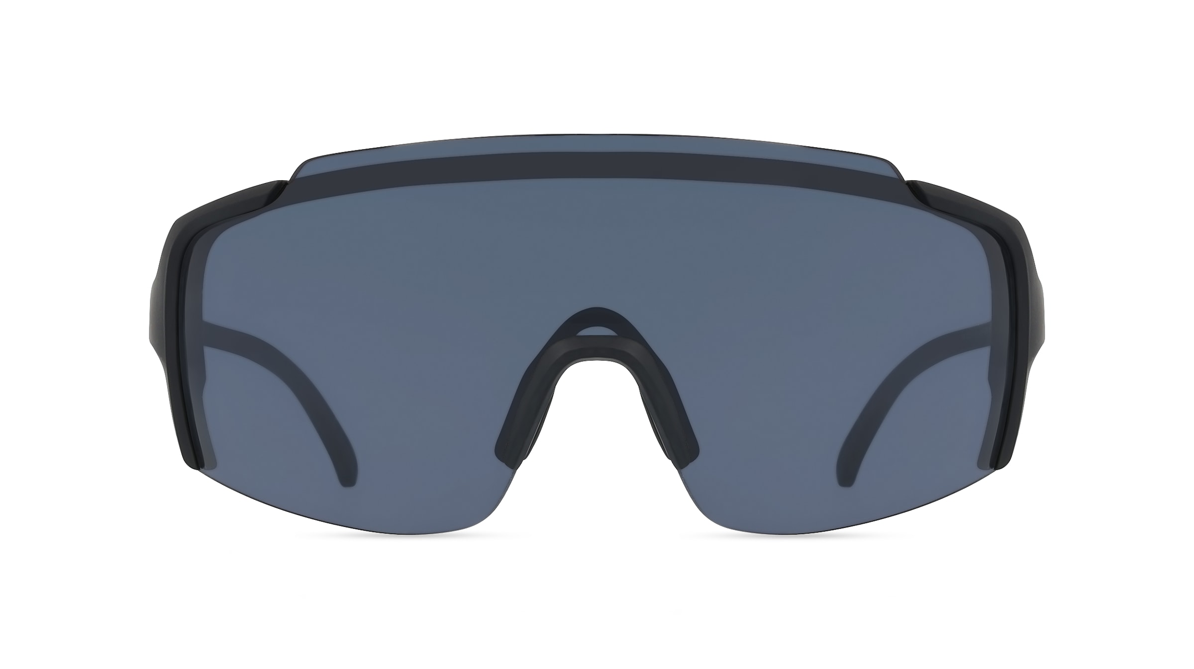 Smith FLYWHEEL Unisex-Sonnenbrille Halbrand Monoscheibe Kunststoff-Gestell, schwarz