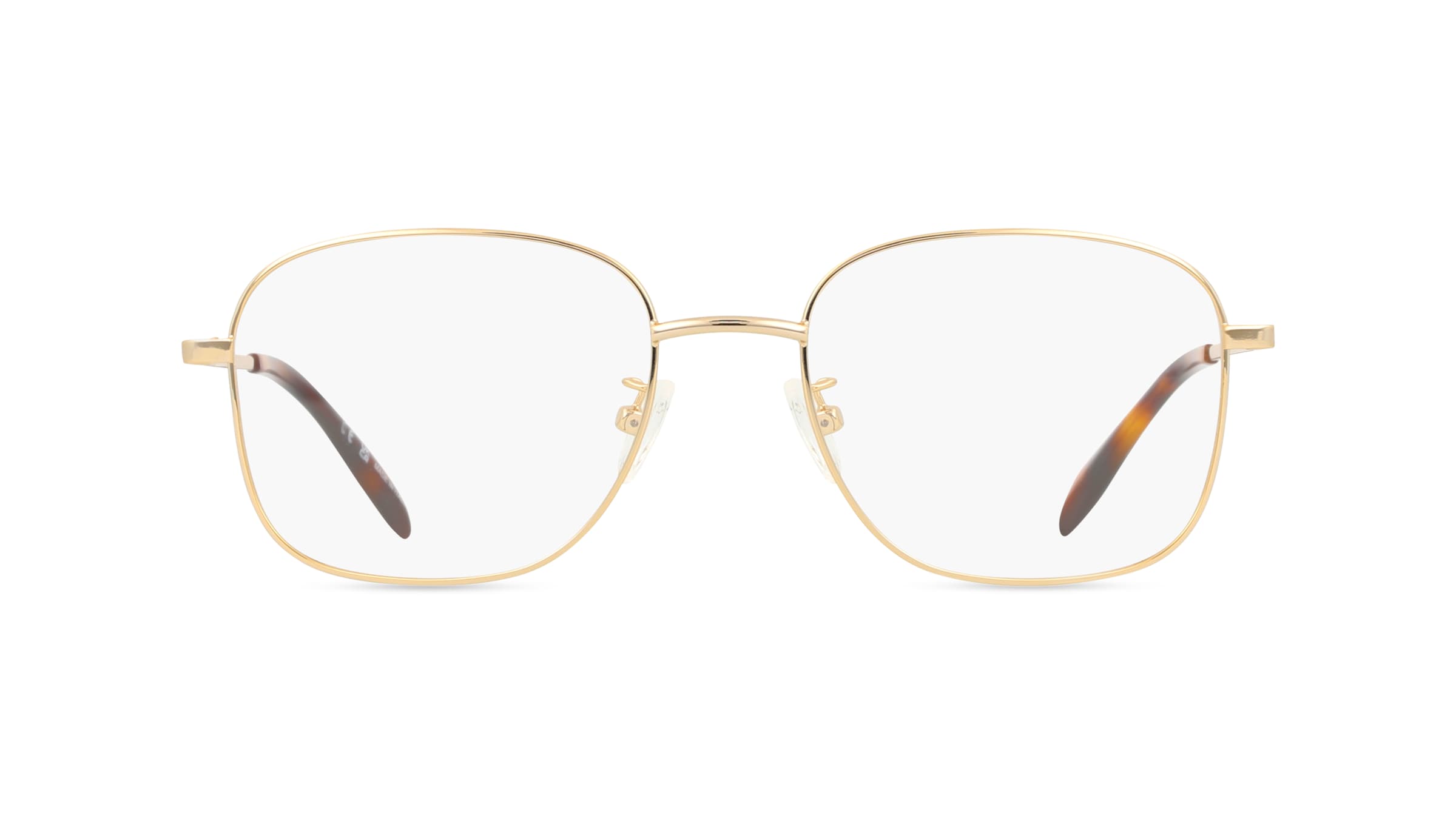 Alexander McQueen AM0415O Unisex-Brille inkl. Gläser Vollrand Eckig Metall-Gestell 54mm/19mm/145mm, gold