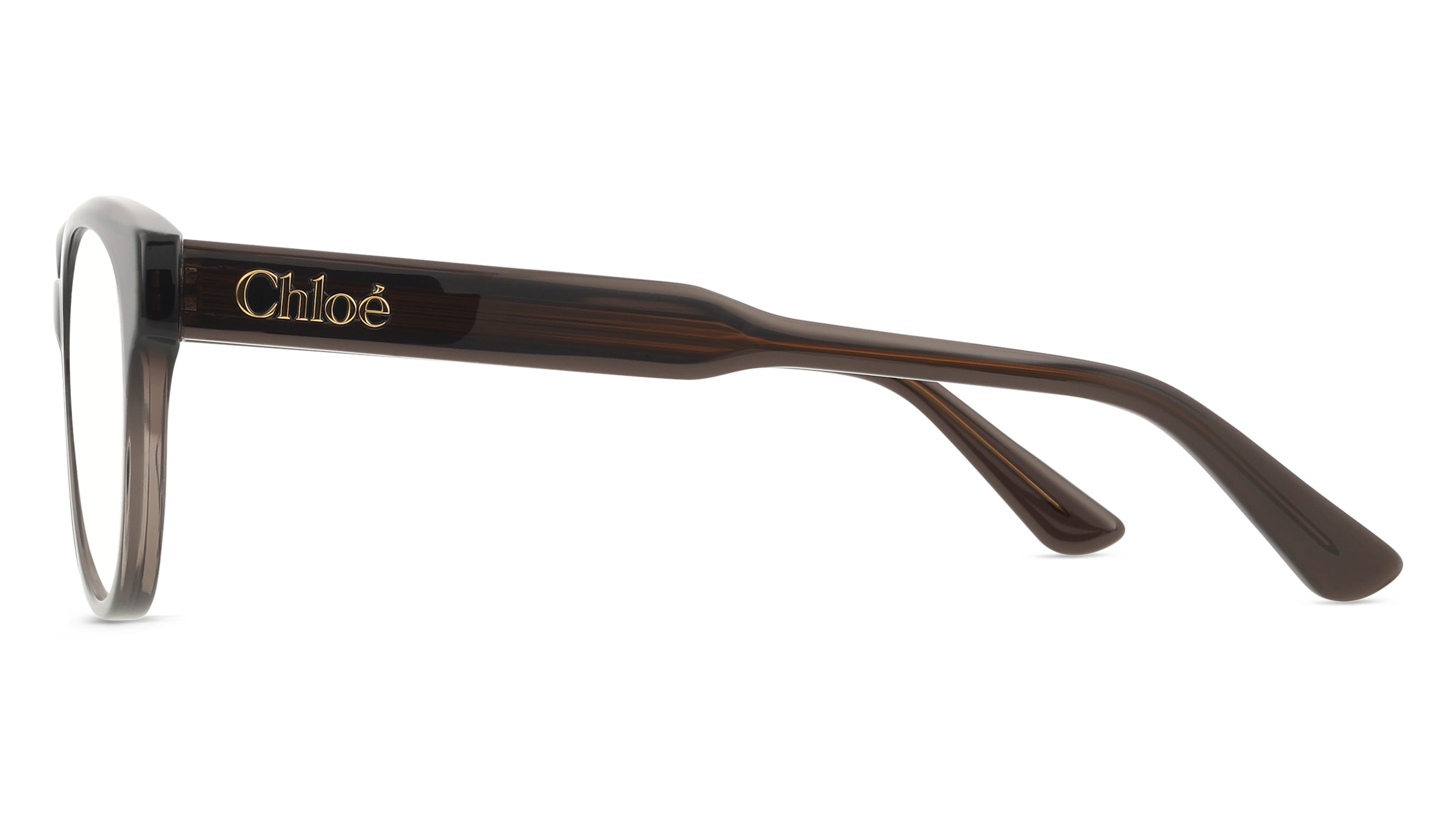 Thumbnail - Chloé CH0343OA Damen-Brille inkl. Gläser Vollrand Rund Acetat-Gestell 52/19/145, grau
